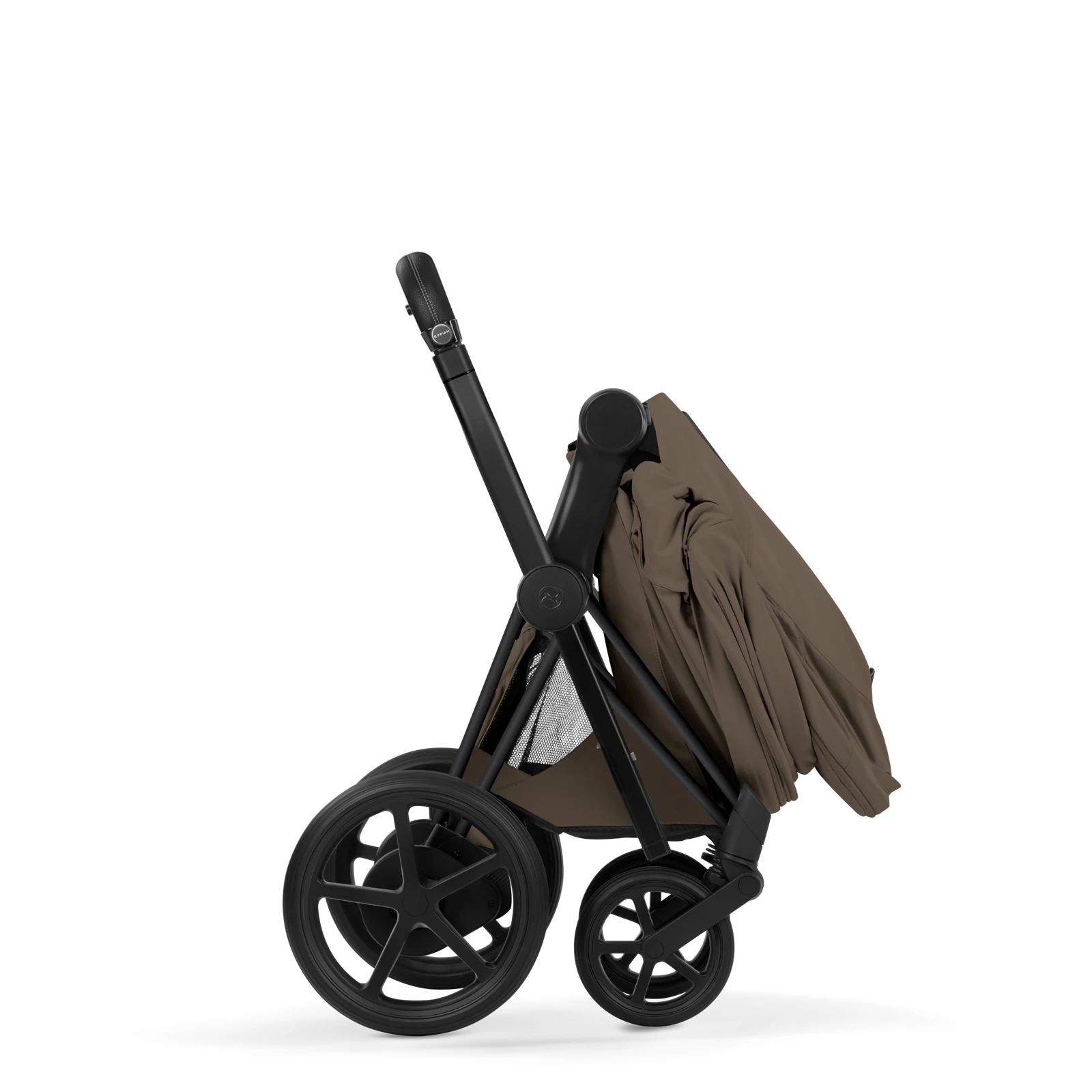 Cybex e-Priam 5.0 - wózek 2w1 | Coconut Brown - Matt Black (Comfort)