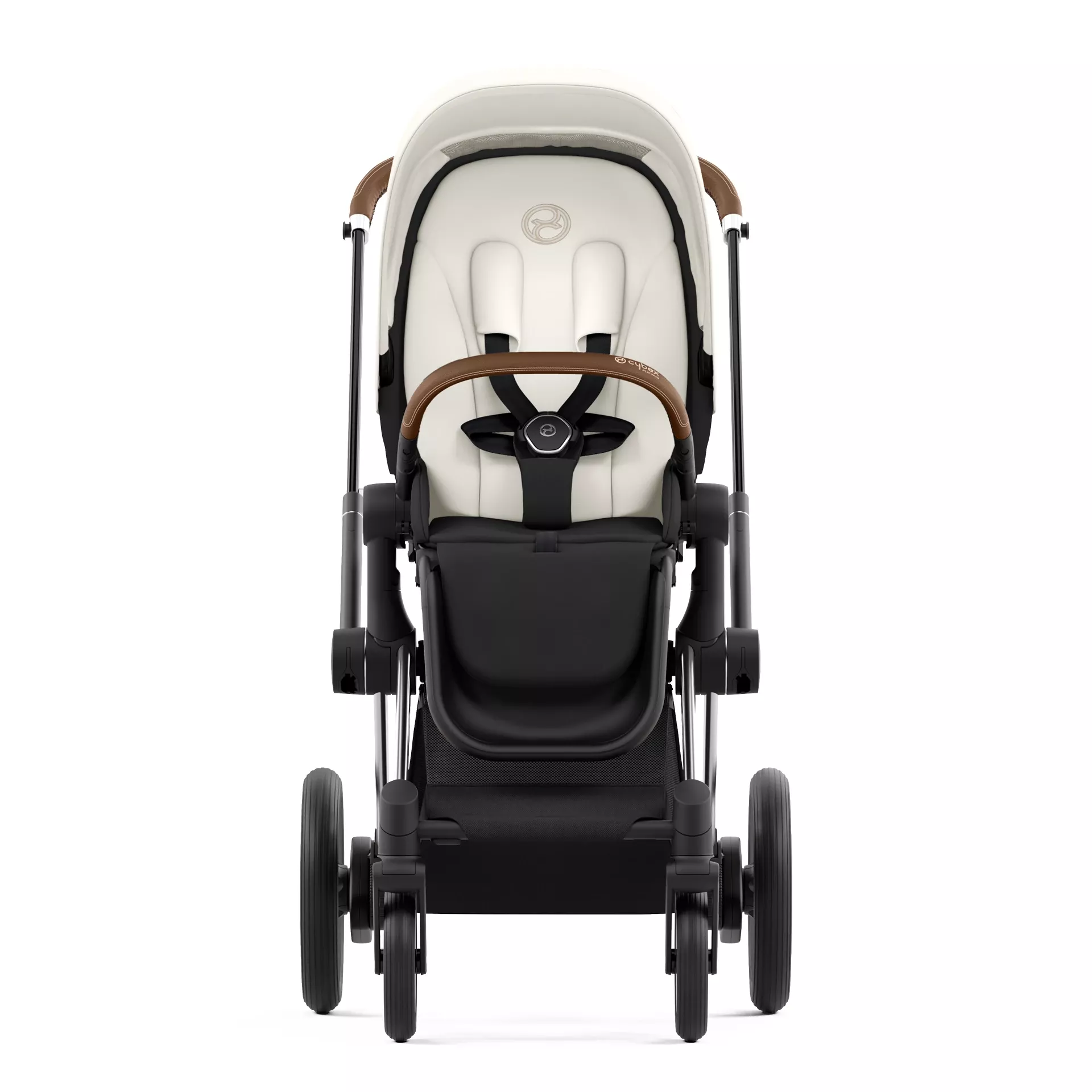 Cybex e-Priam 4.0 - 2w1 | Off White (Chrome Brown Frame) Cybex e-Priam 4.0 - 2w1 | Off White (Chrome Brown Frame)