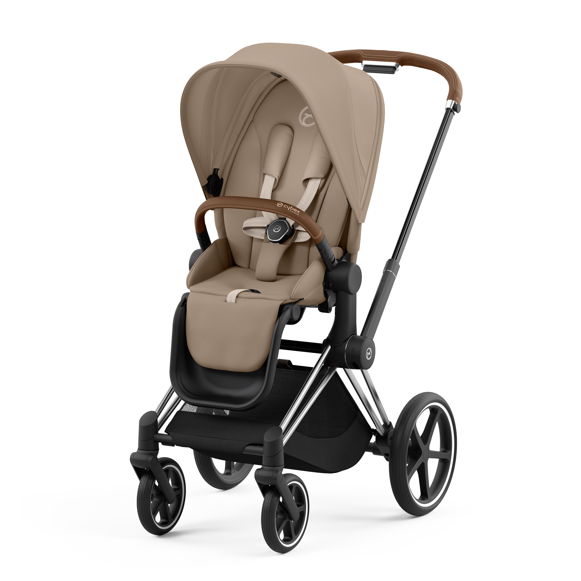 Cybex Priam 4.0 - 2w1 | Cozy Beige (Chrome Brown Frame) Cybex Priam 4.0 - 2w1 | Cozy Beige (Chrome Brown Frame)