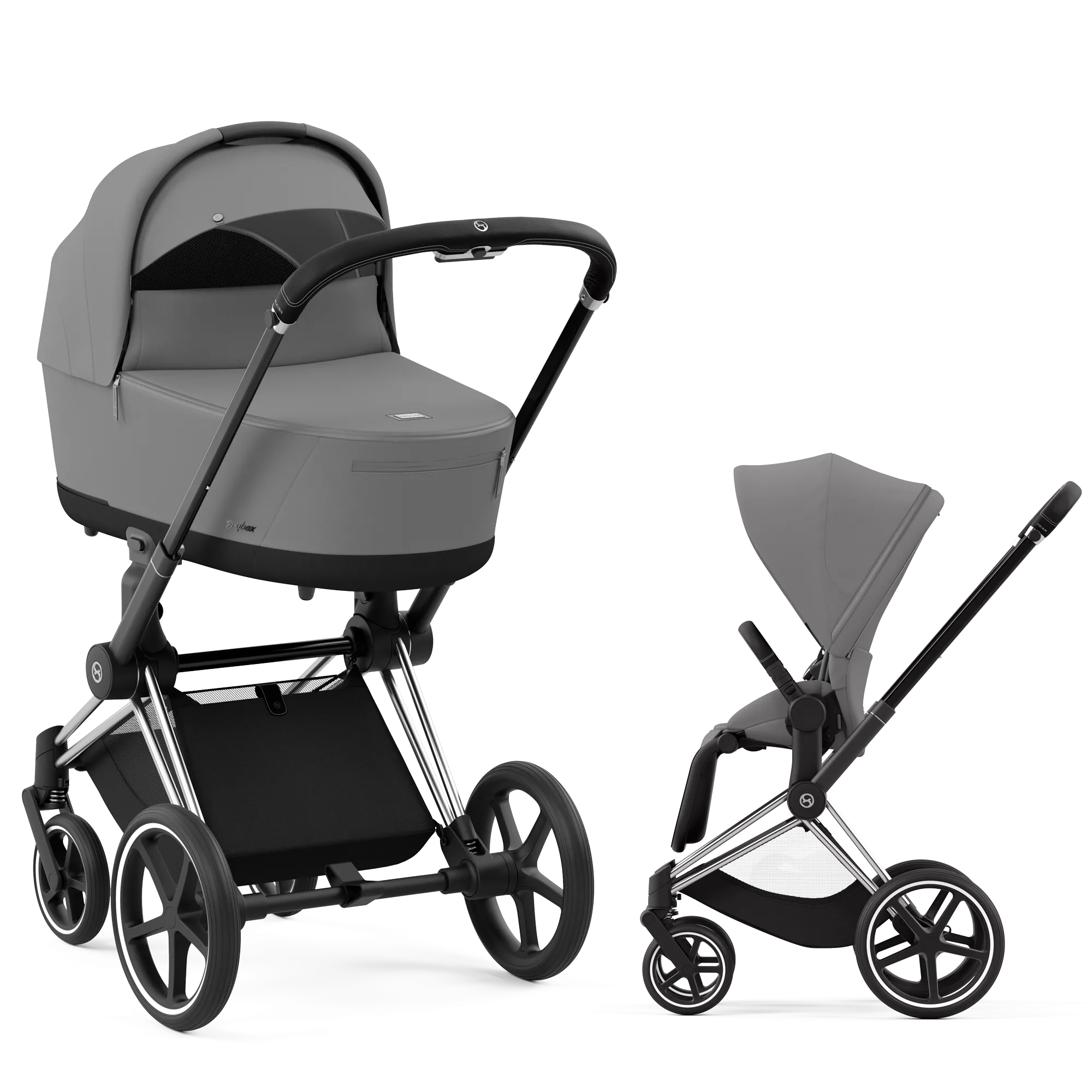 Cybex Priam 4.0 - 2w1 | Mirage Grey (Chrome Black Frame)