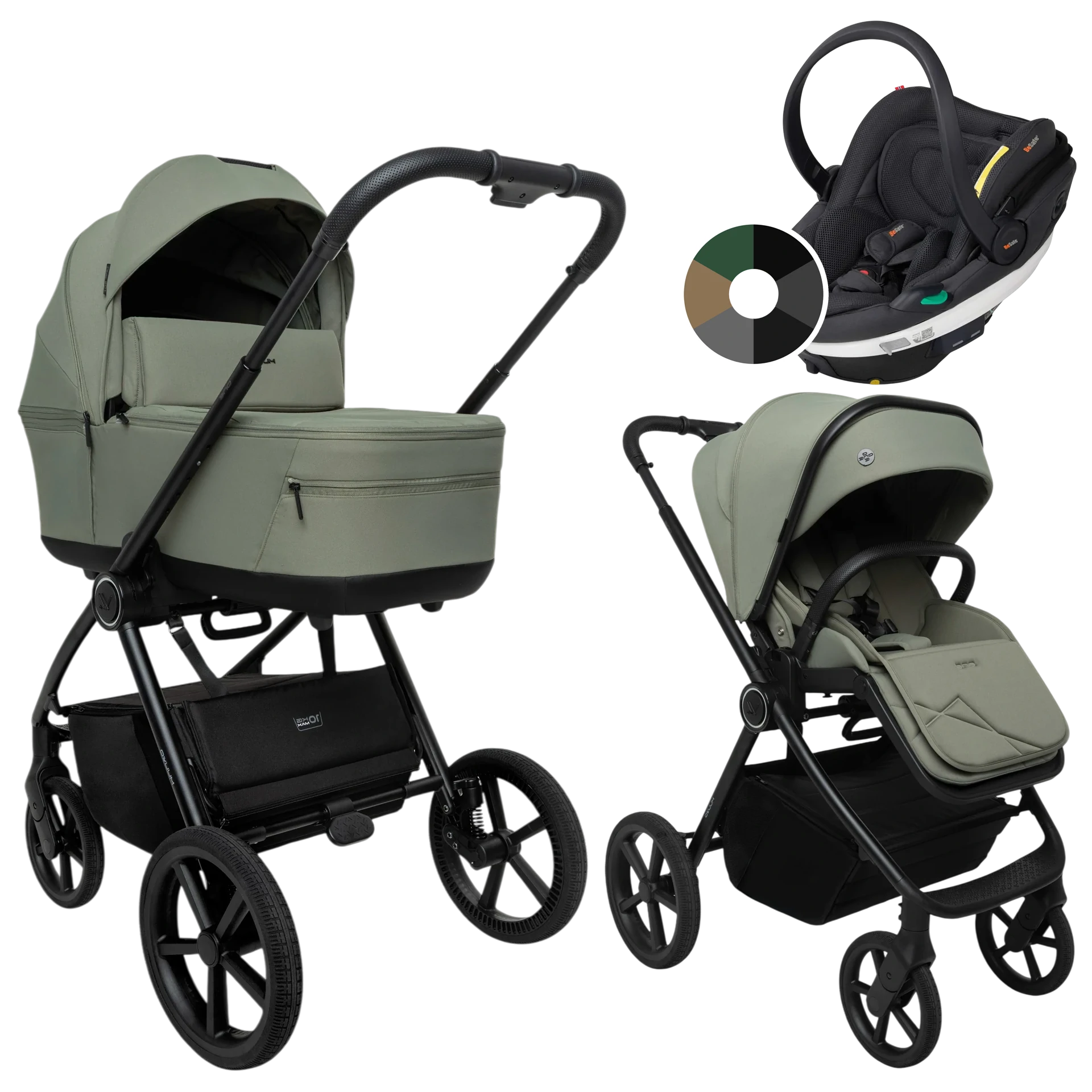 Muuvo One + BeSafe Go Beyond +GRATIS - 3w1 | Olive