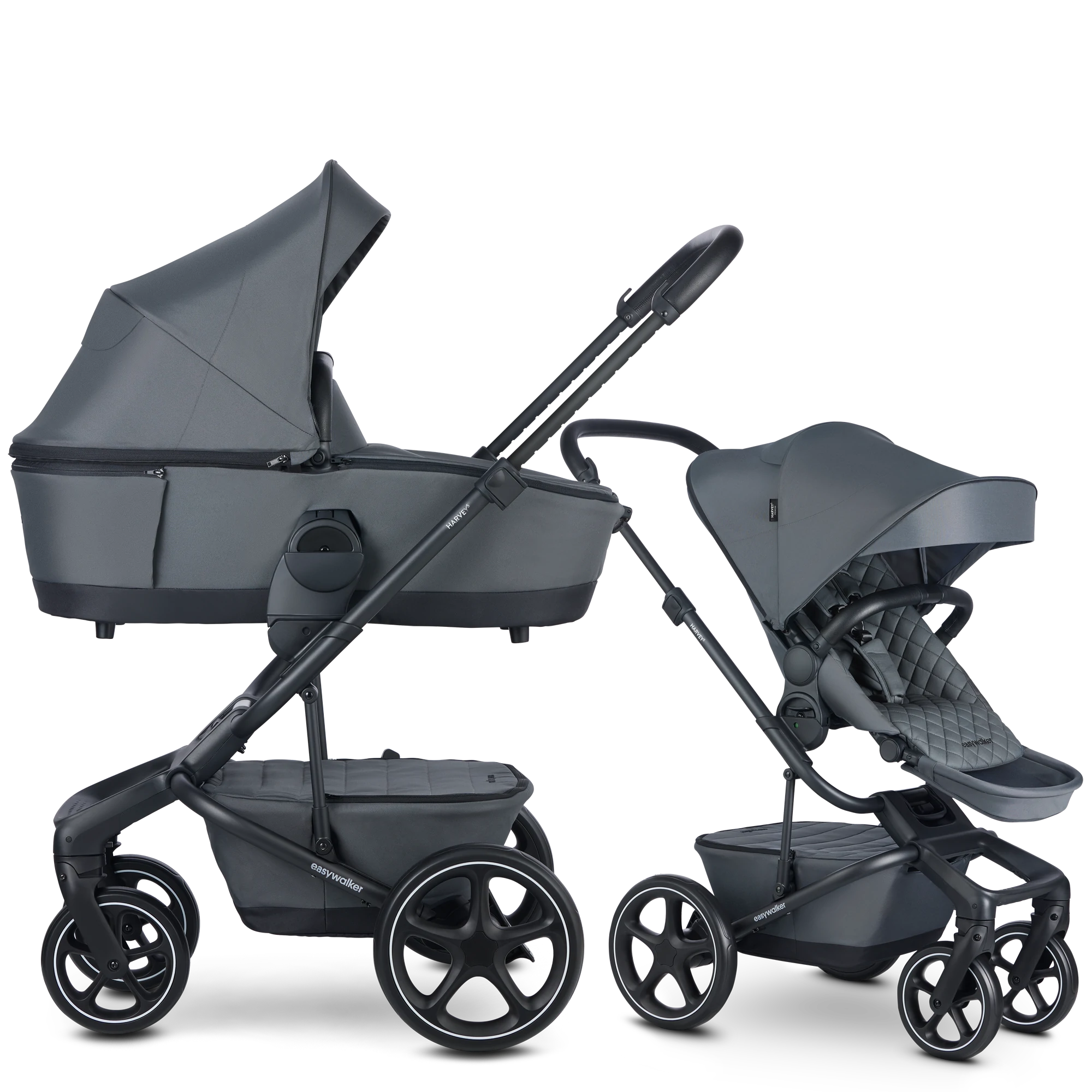 Easywalker Harvey 5 Premium - 2w1 | Mineral Grey