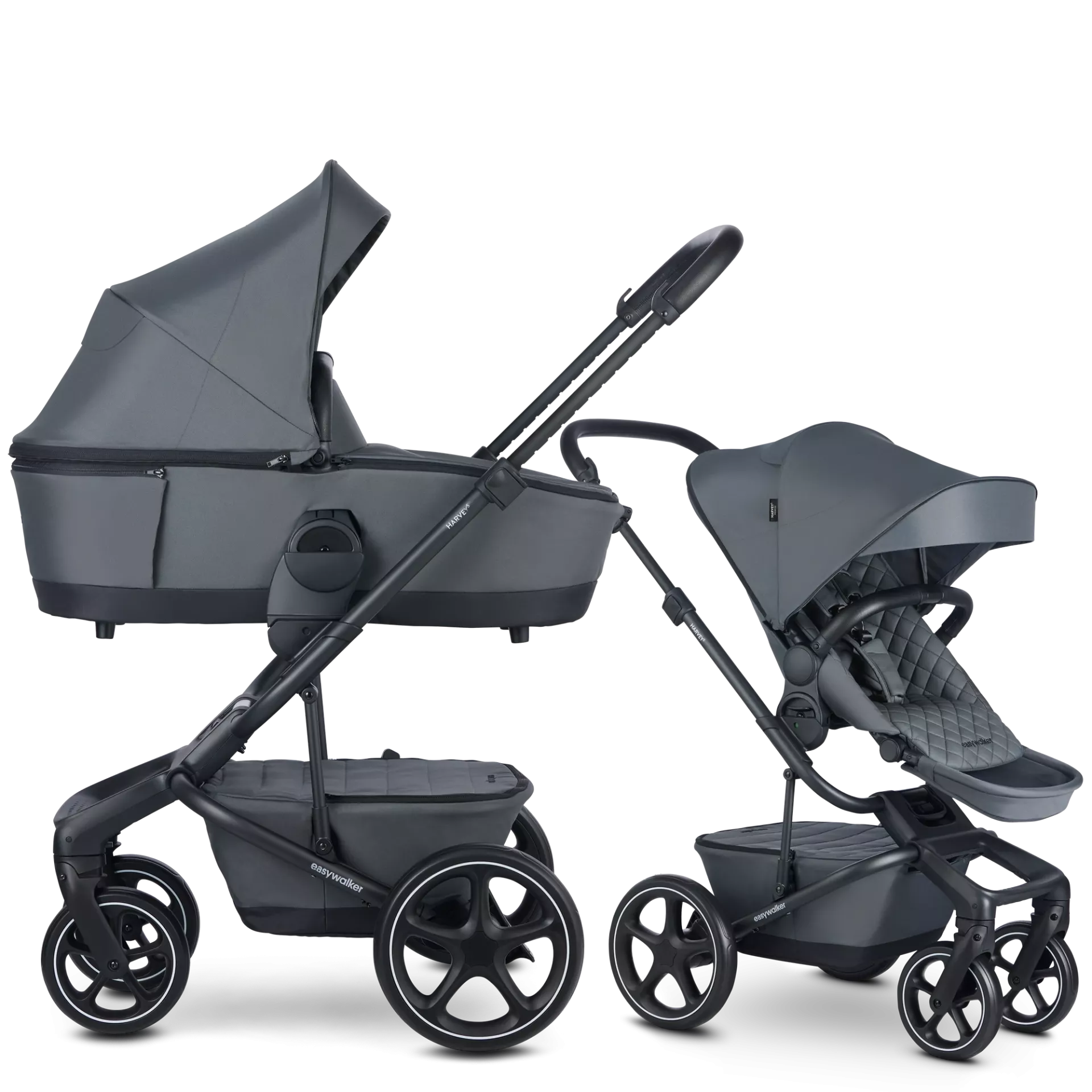 Easywalker Harvey 5 Premium - 2w1 | Mineral Grey