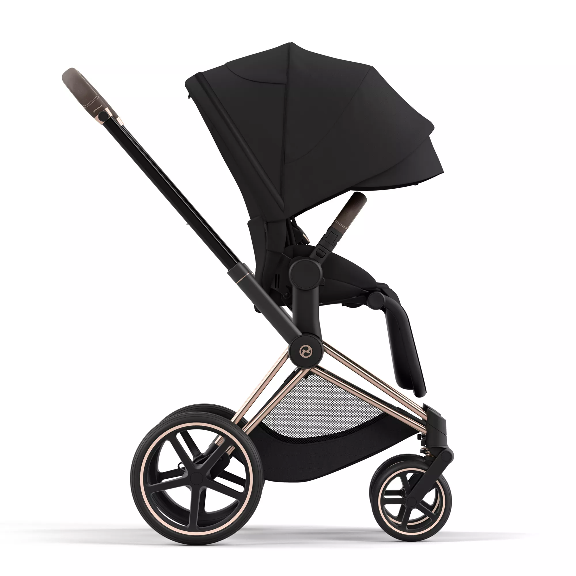Cybex Priam 4.0 - 2w1 | Sepia Black (Rosegold Frame) Cybex Priam 4.0 - 2w1 | Sepia Black (Rosegold Frame)