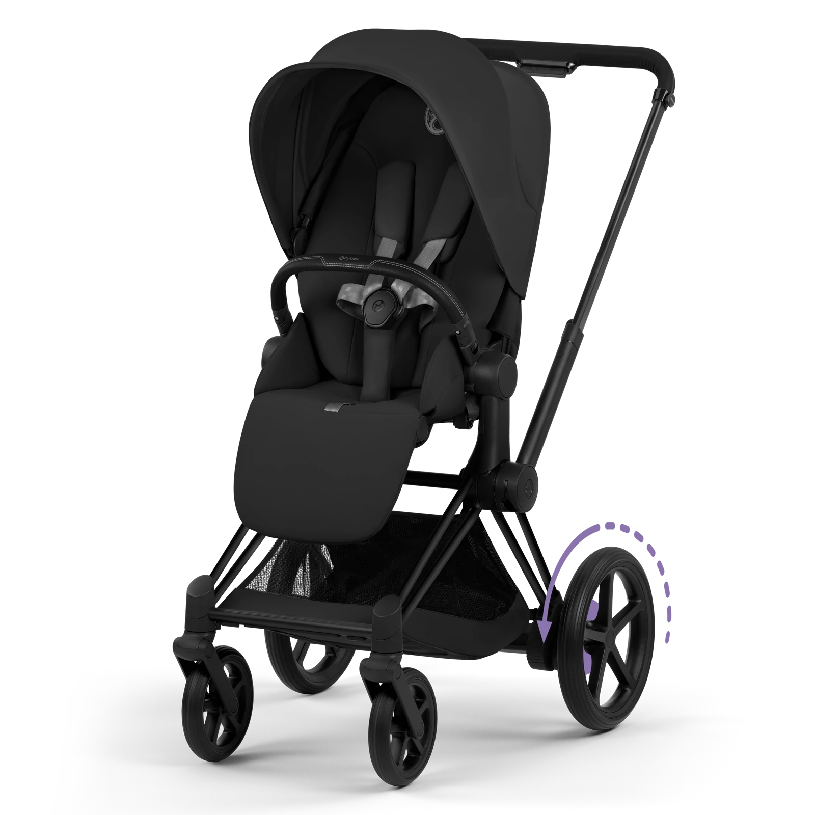 Cybex e-Priam 5.0 - wózek 2w1 | Sepia Black - Matt Black (Comfort)