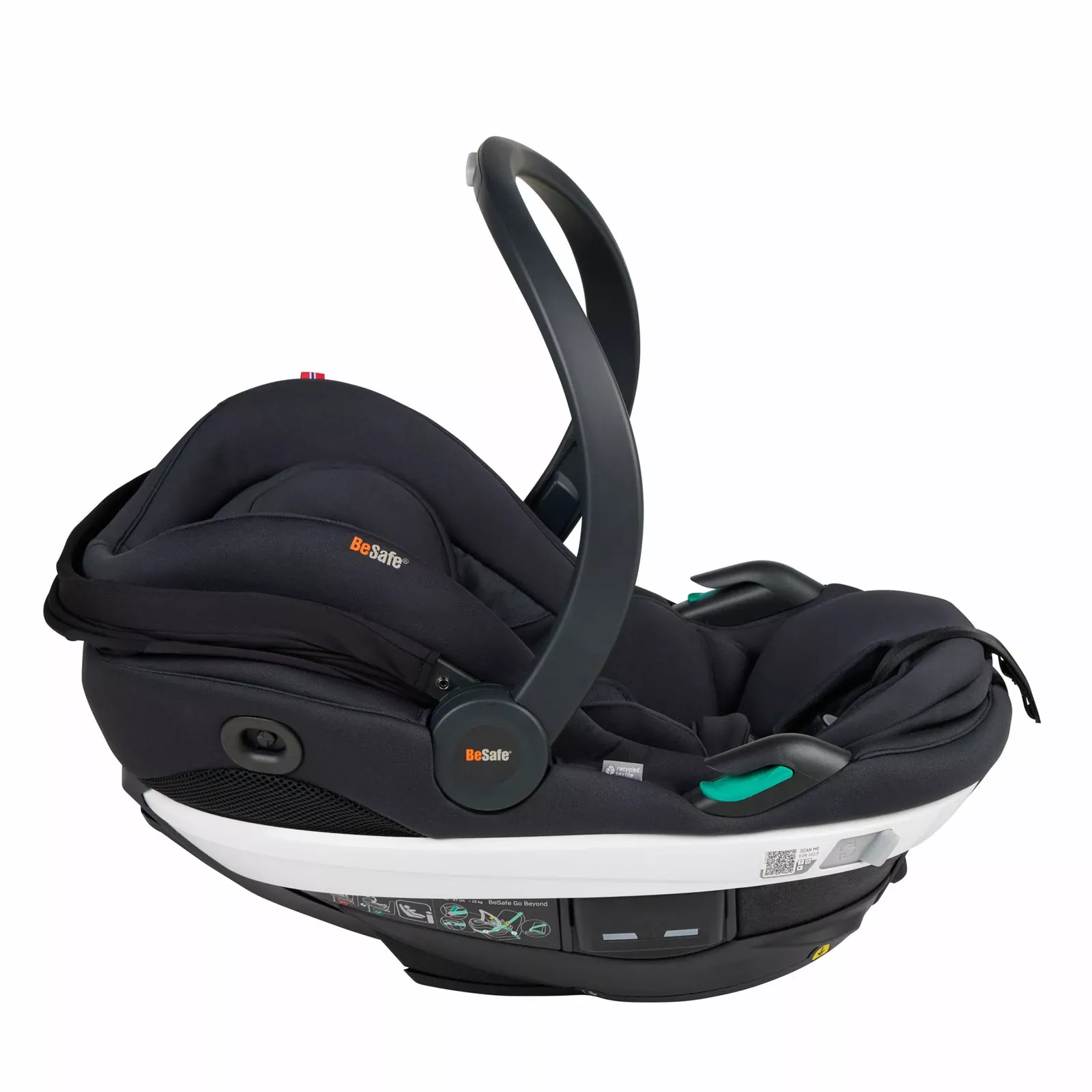 BeSafe Go Beyond + baza Beyond | Black Soft Breeze BeSafe Go Beyond + baza Beyond | Black Soft Breeze