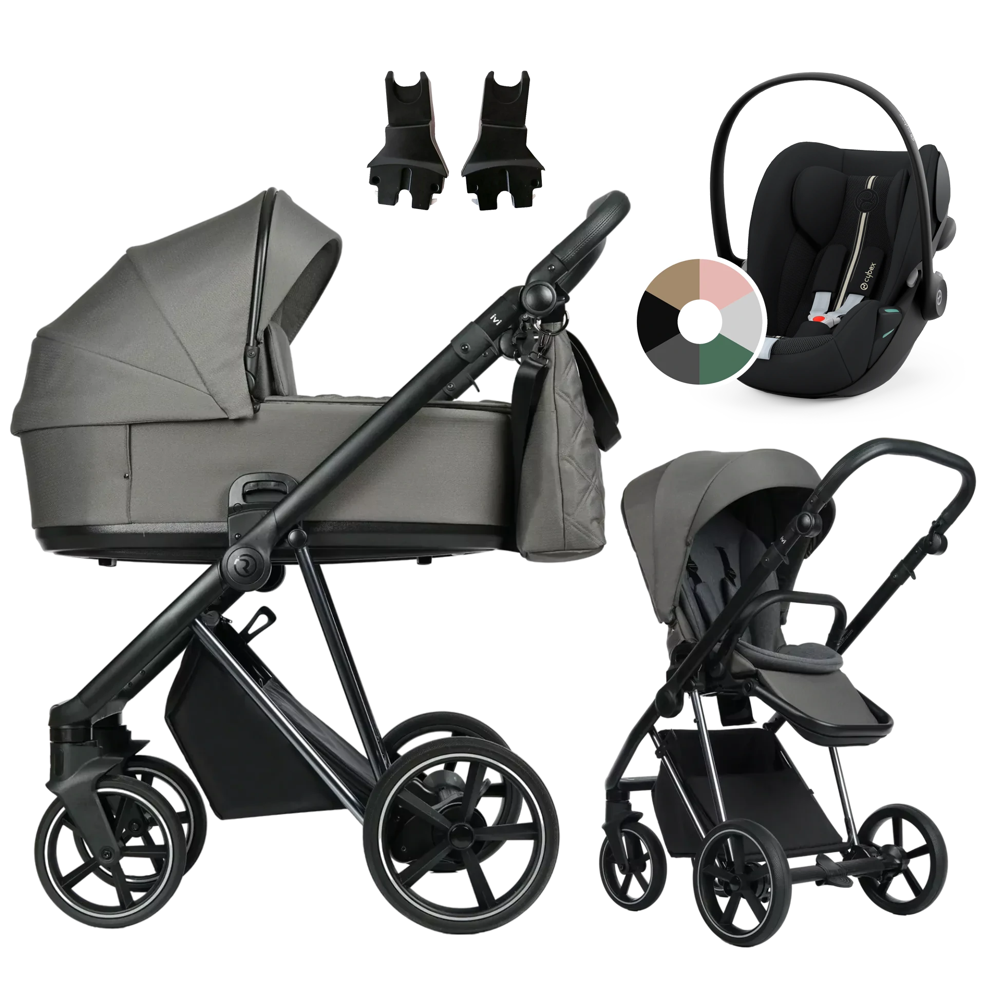 Roan Ivi 2.0 + Cybex Cloud G i-Size +GRATIS - 3w1 | Taupe