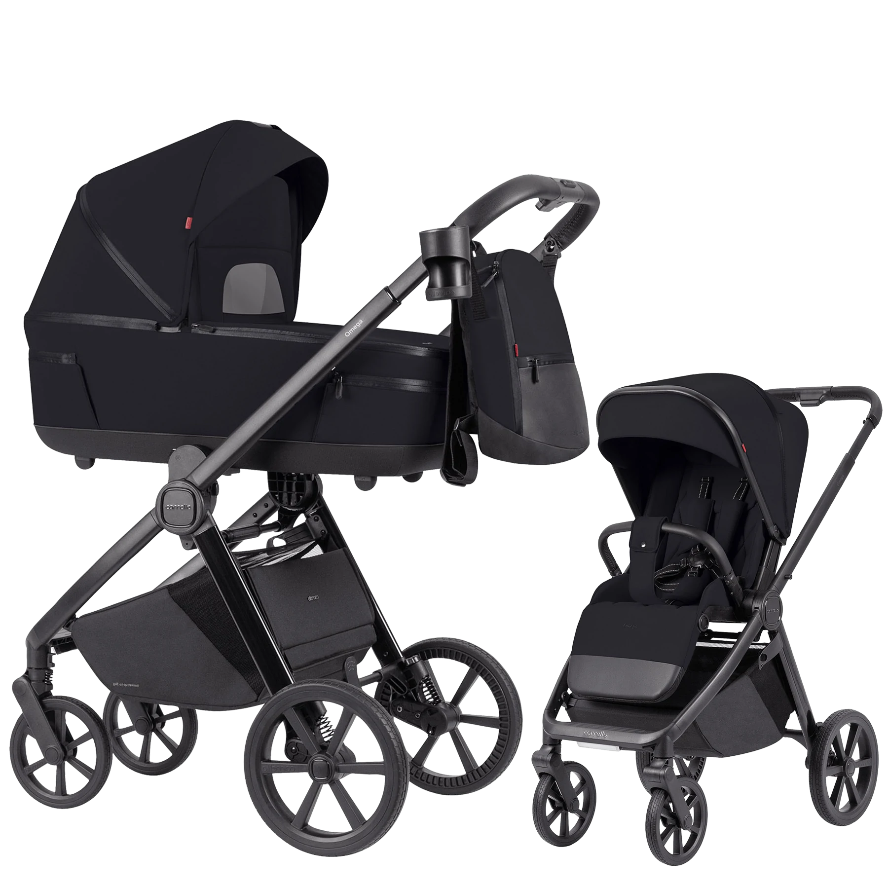 Carrello Omega Plus - 2w1 | Cosmo Black