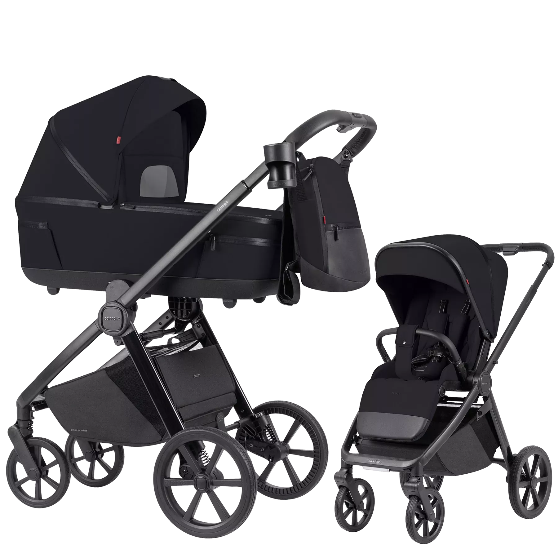 Carrello Omega Plus - 2w1 | Cosmo Black