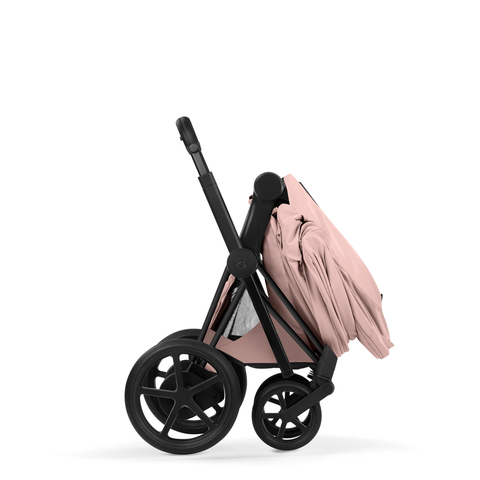 Cybex e-Priam 5.0 - wózek 2w1 | Peach Pink - Matt Black (Style)