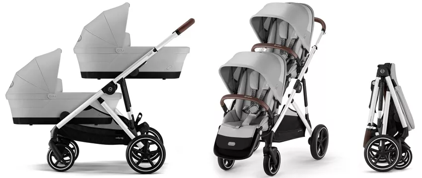 wózek bliźniaczy cybex gazelle s duo