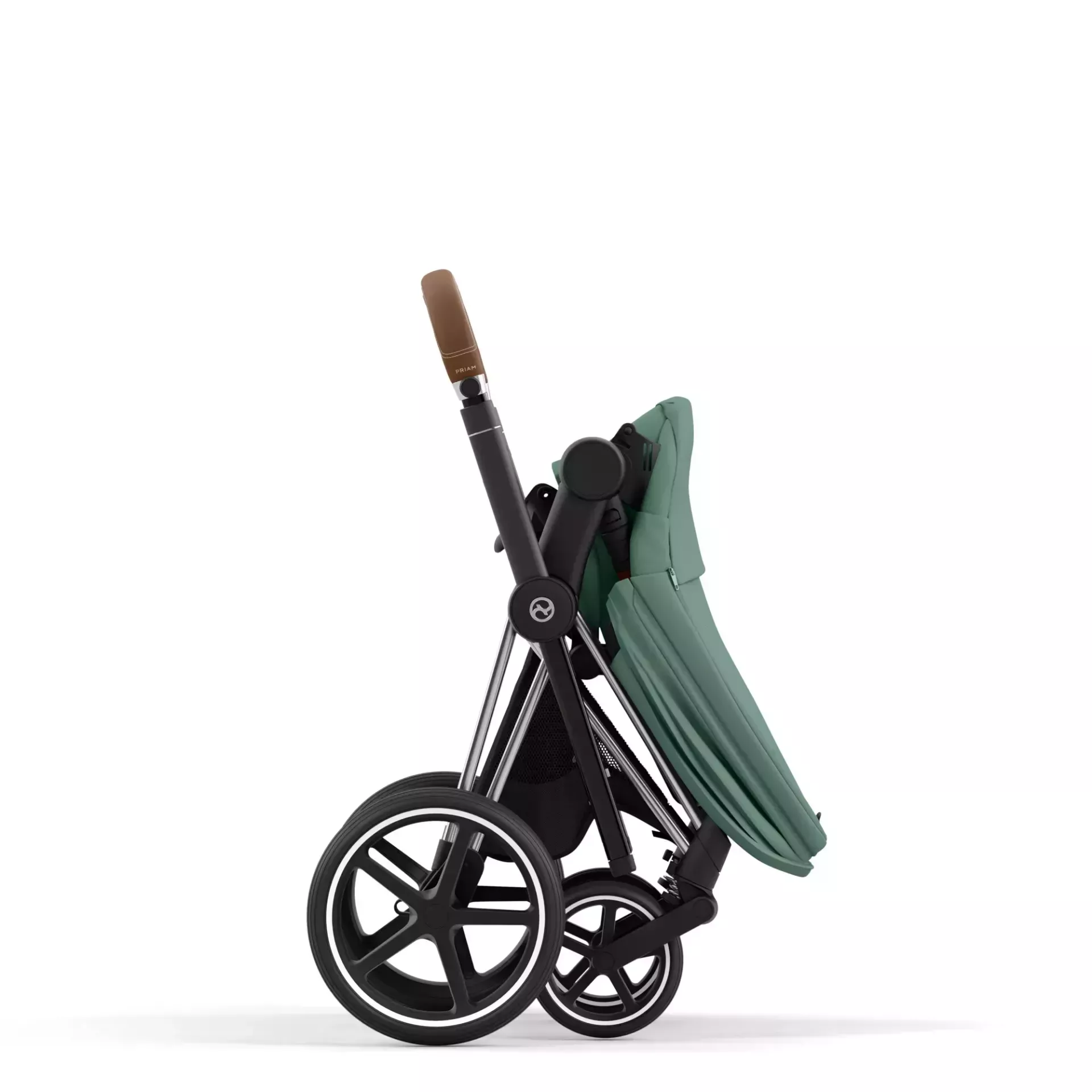 Cybex Priam 4.0 | Leaf Green (Chrome Brown Frame)