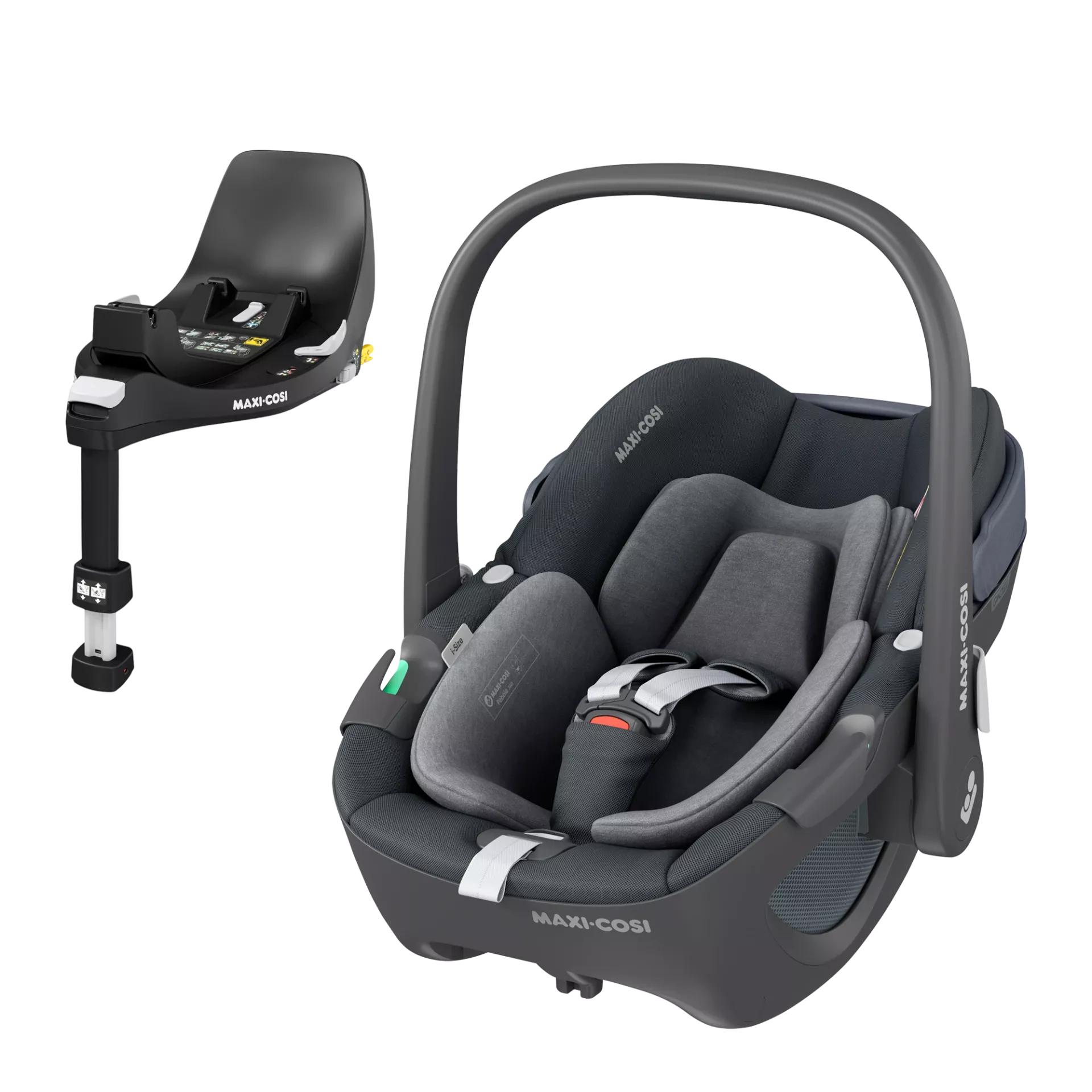 Maxi-Cosi Pebble 360 + baza FamilyFix 360 | Essential Graphite