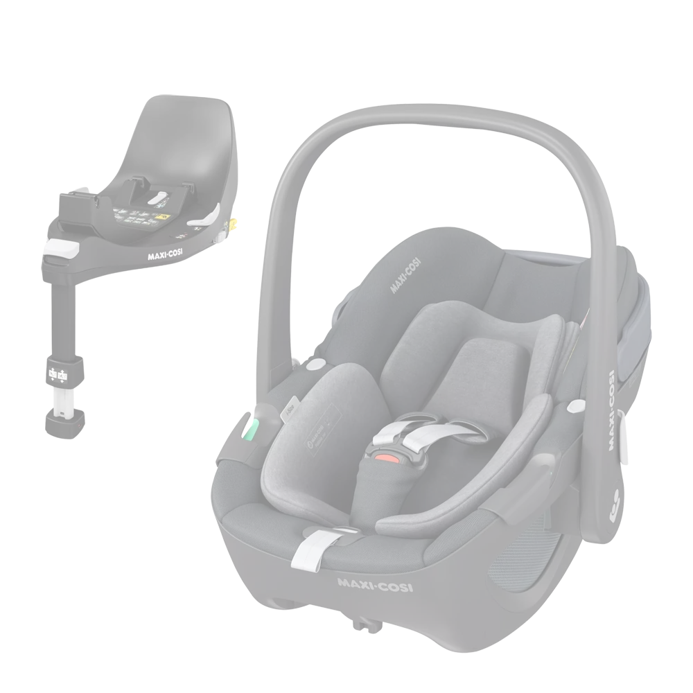 Maxi-Cosi Pebble 360 + baza FamilyFix 360 | Essential Graphite