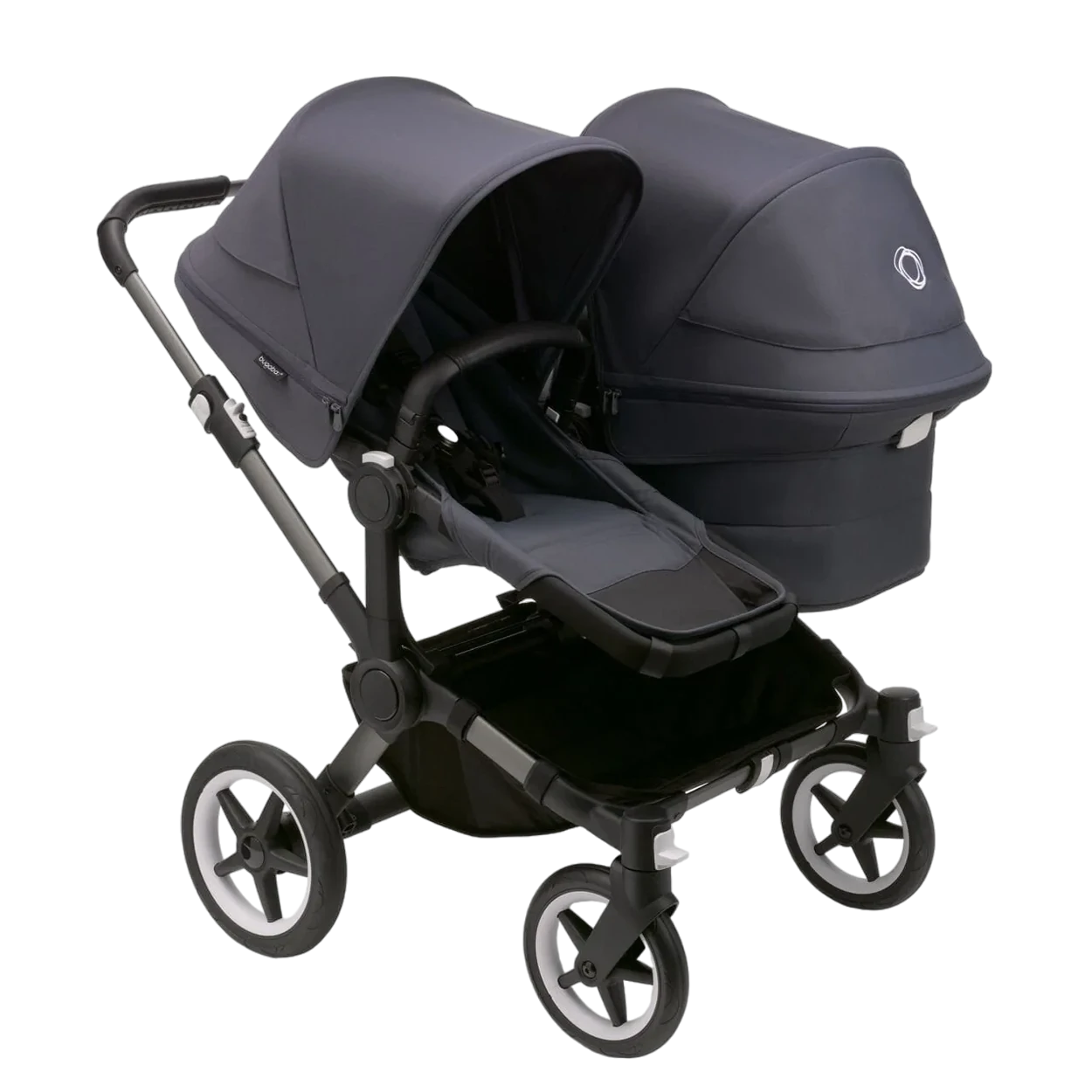 Bugaboo Donkey 5 Duo | Graphite-Stormy Blue-Stormy Blue