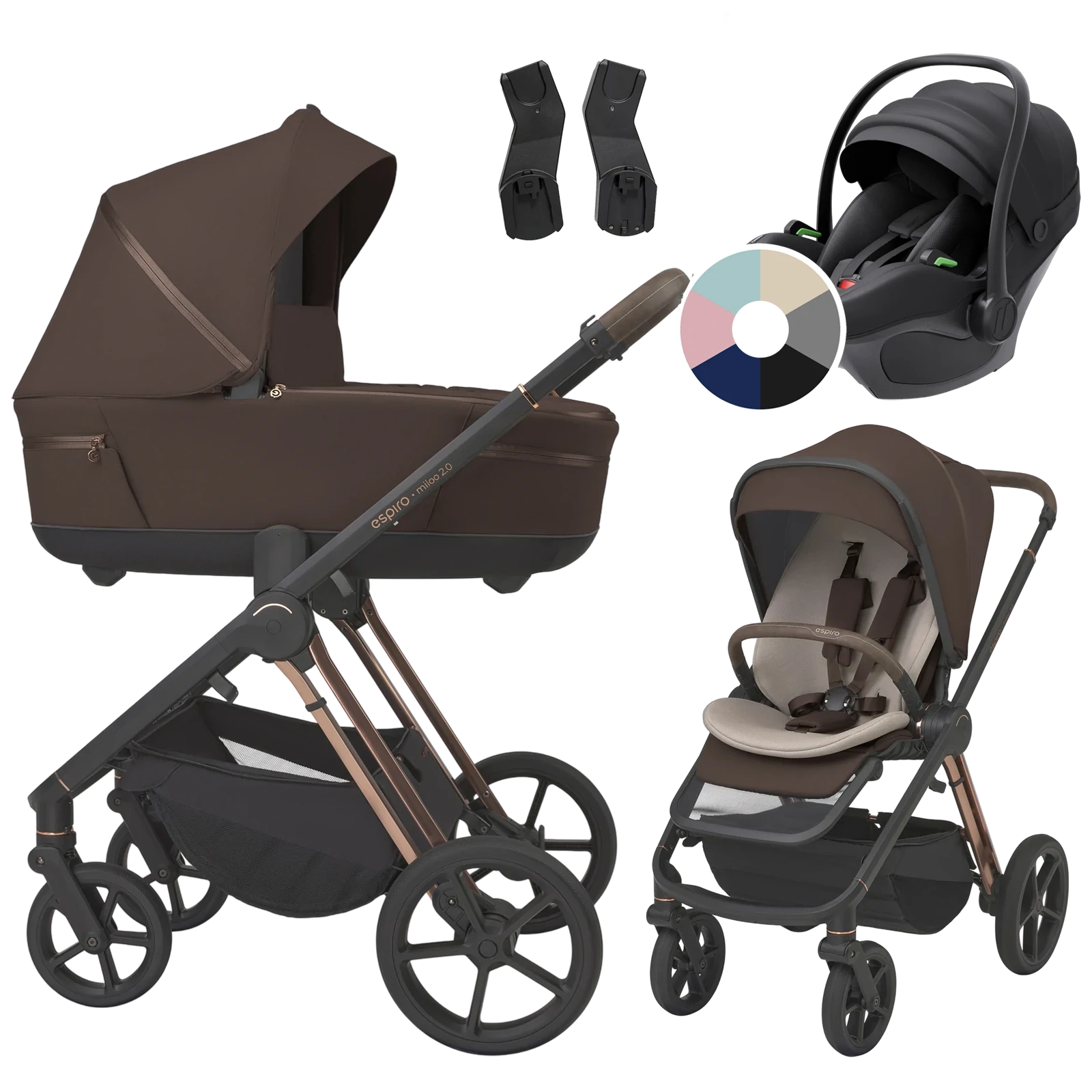 Espiro Miloo 2.0 + Avionaut Pixel 3 + GRATIS - 3w1 | 308 Excellent Chocolate