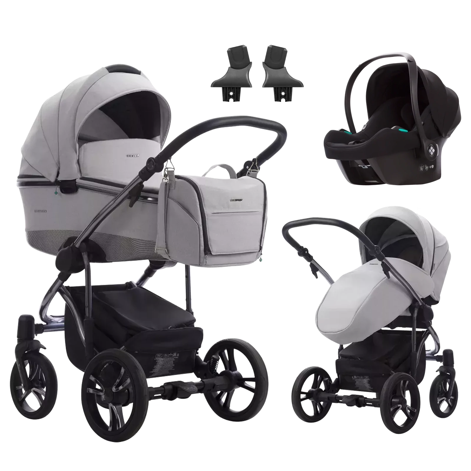 Bebetto Bresso Premium Class + Bebetto Cosmo 2.0 +GRATIS - 3w1 | Dark 100