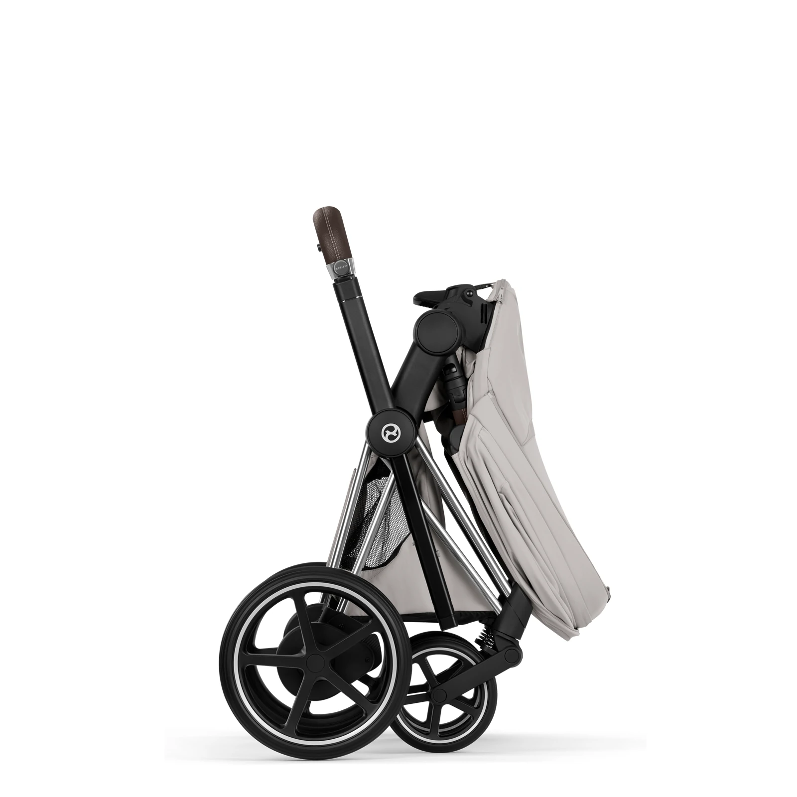 Cybex e-Priam 5.0 - wózek 2w1 | City Grey - Chrome (Style)