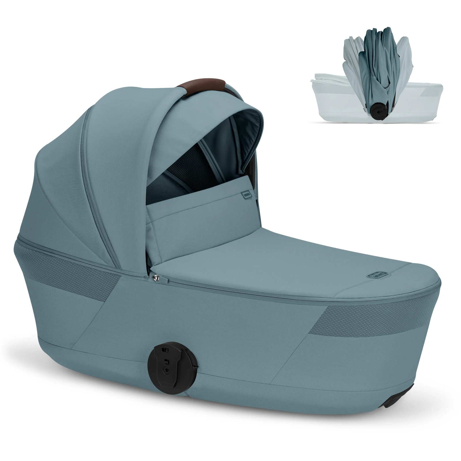 Cybex Balios S Lux Fold - 2w1 ze składaną gondolą | Stormy Blue