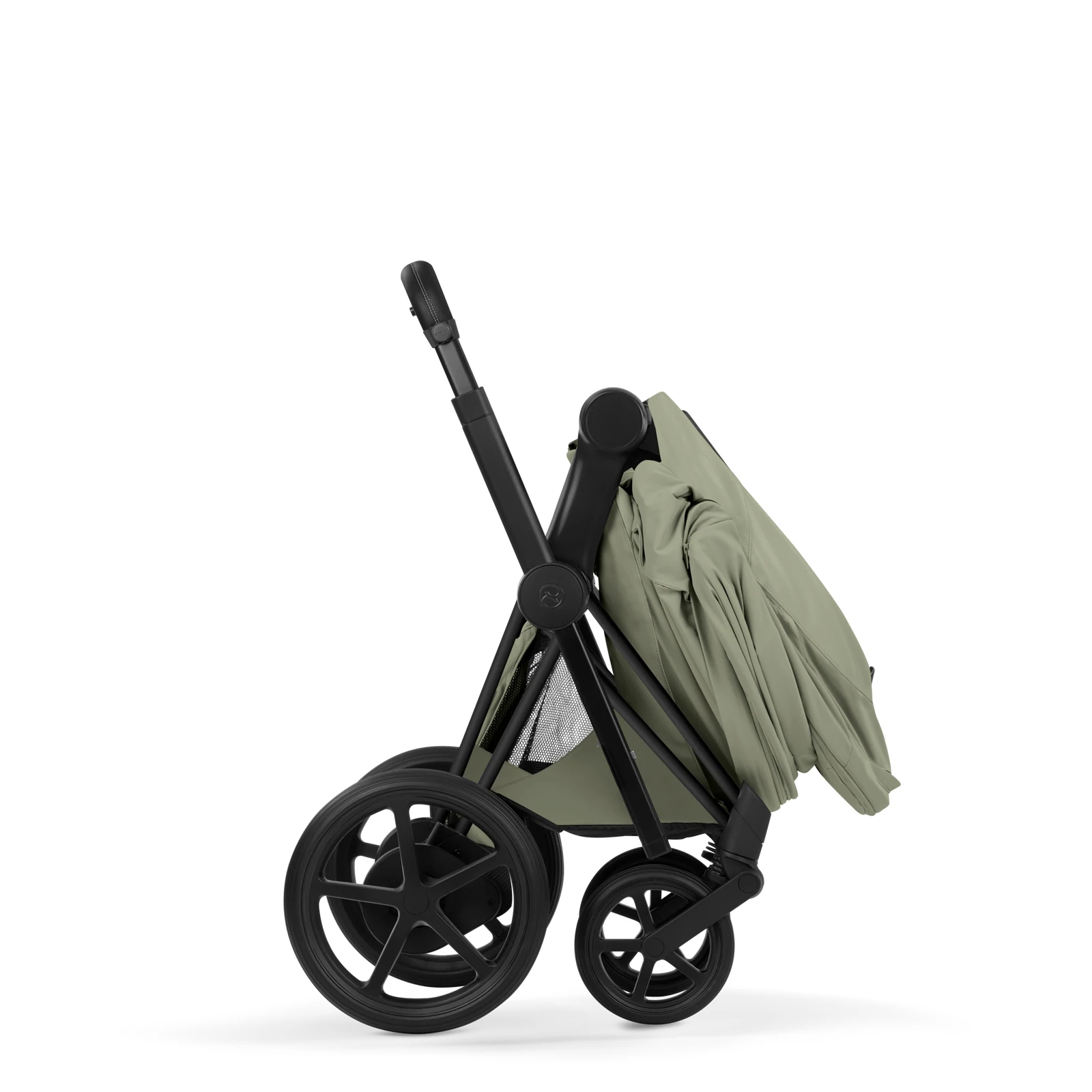 Cybex e-Priam 5.0 - wózek 2w1 | Sage Green - Matt Black (Style)