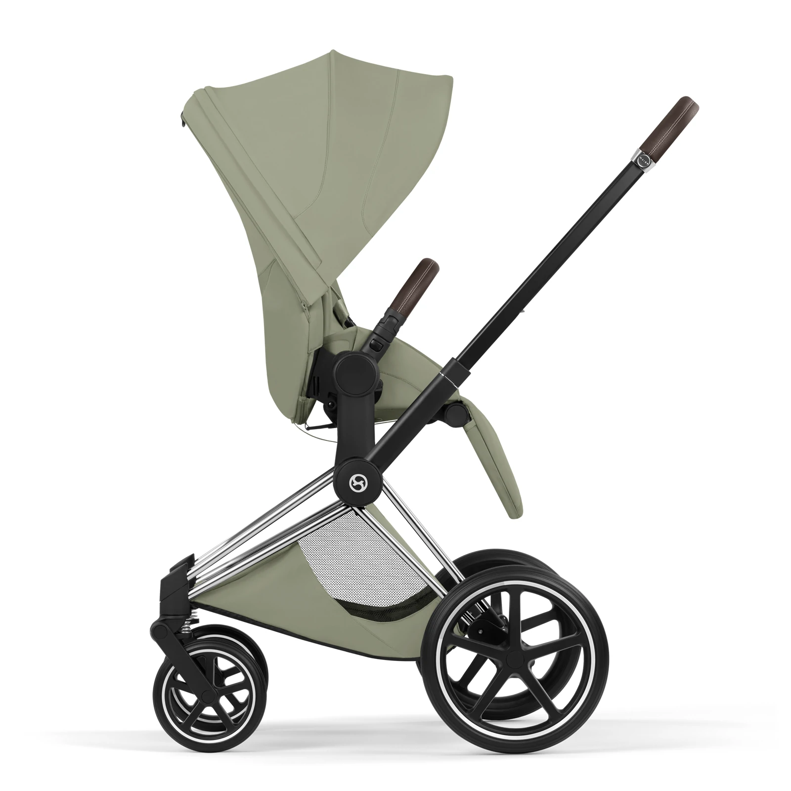 Cybex Priam 5.0 - wózek 4w1 | Sage Green - Chrome (Style)