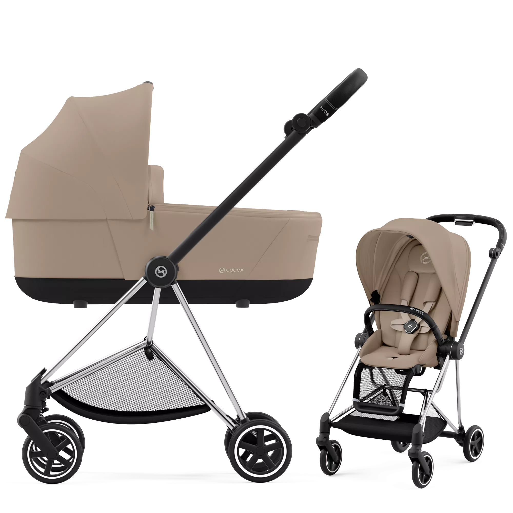 Cybex Mios 3.0 - 2w1 | Cozy Beige (Chrome Black Frame)