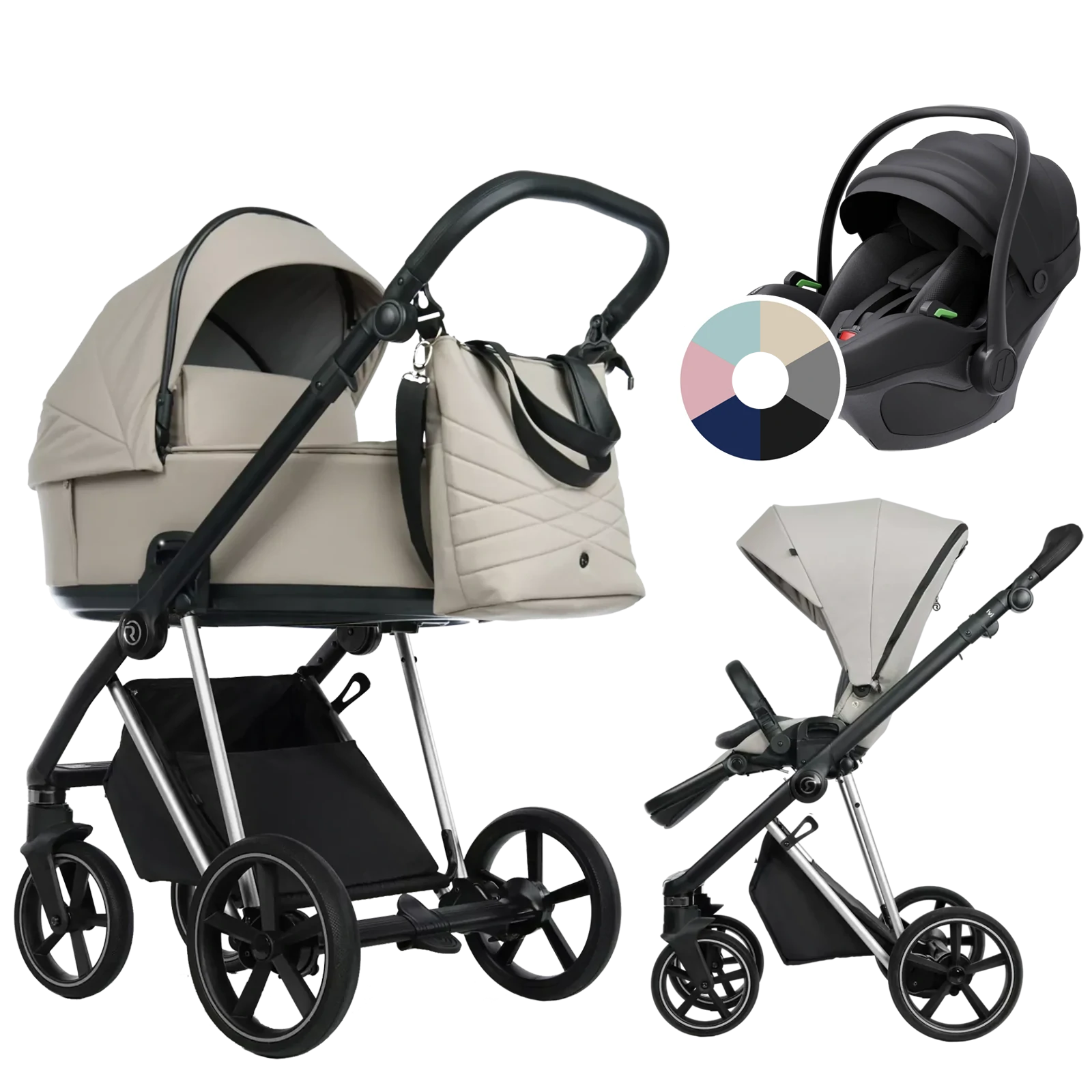 Roan Ivi 2.0 + Avionaut Pixel 3 + GRATIS - 3w1 | Sesame Champagne