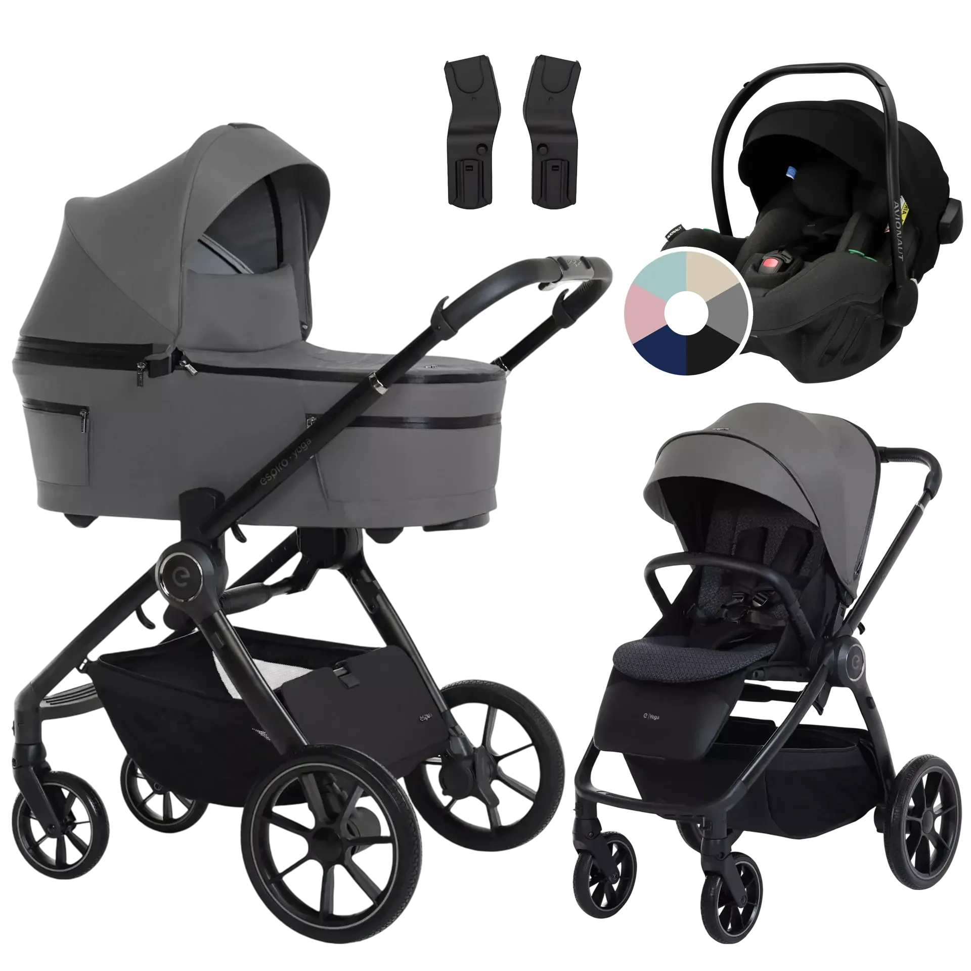 Espiro Yoga 2025 + Avionaut Pixel Pro 2.0 C +GRATIS - 3w1 | 117 Gray Zen