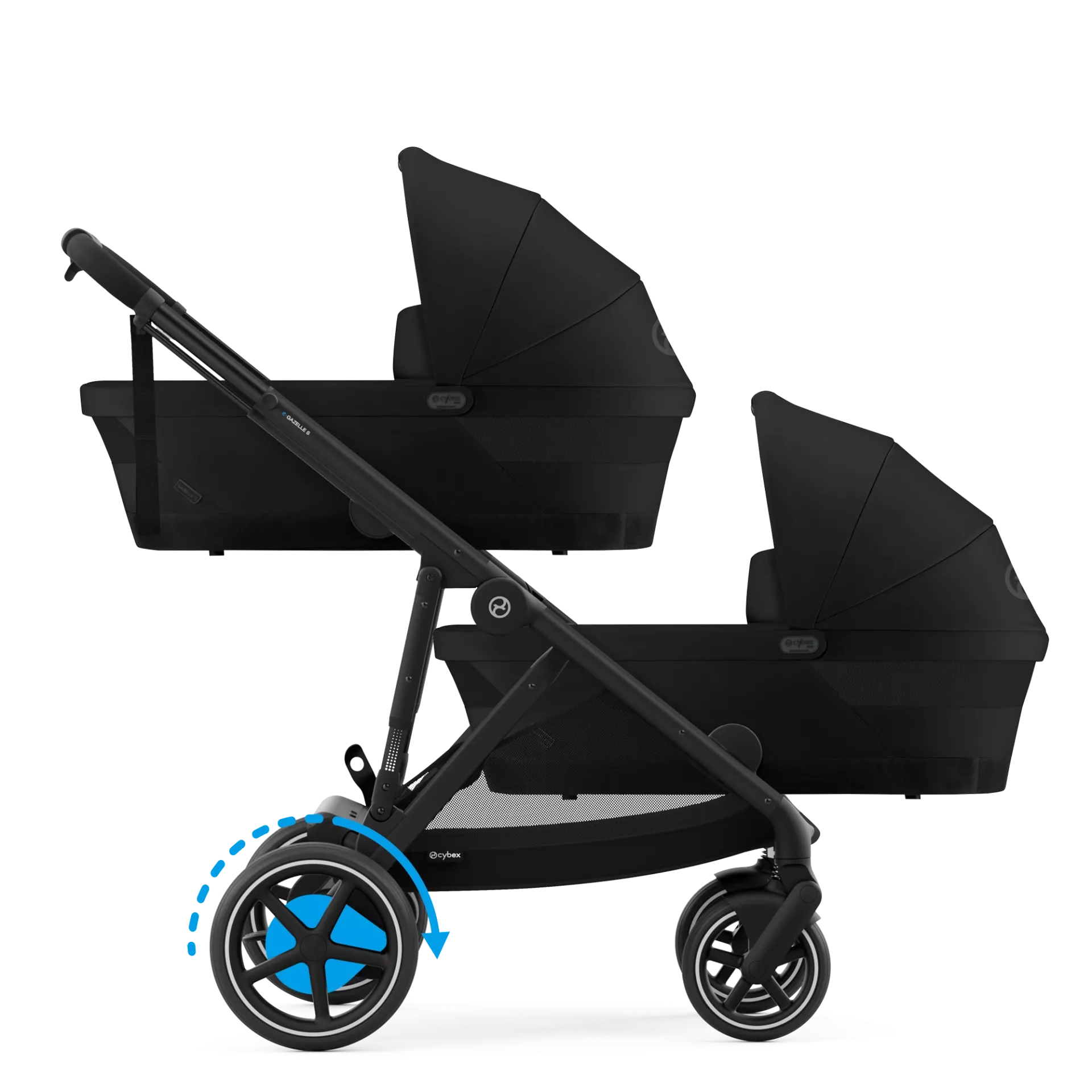 Cybex e-Gazelle S Twin | Moon Black