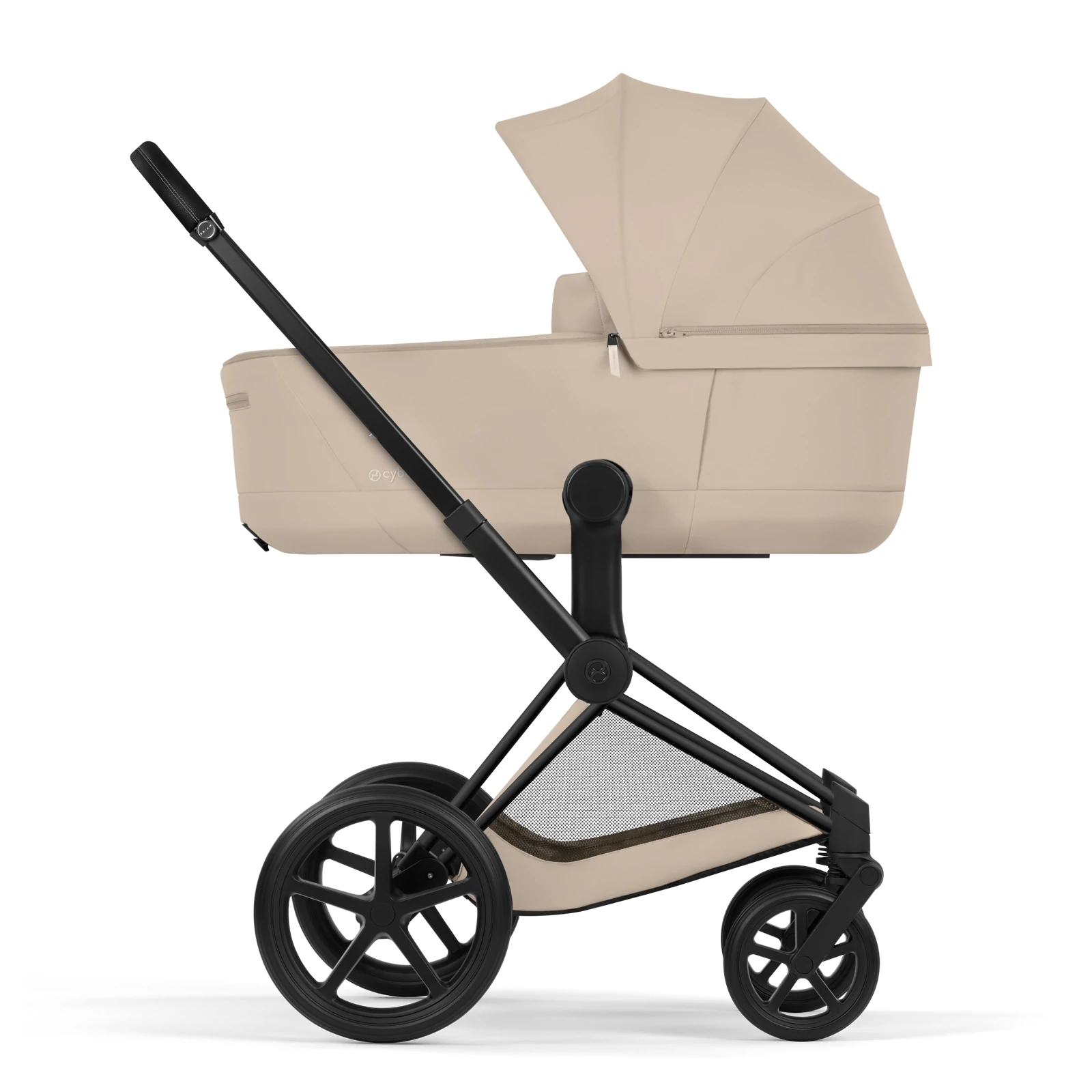 Cybex Priam 5.0 - wózek 4w1 | Cozy Beige - Matt Black (Comfort)