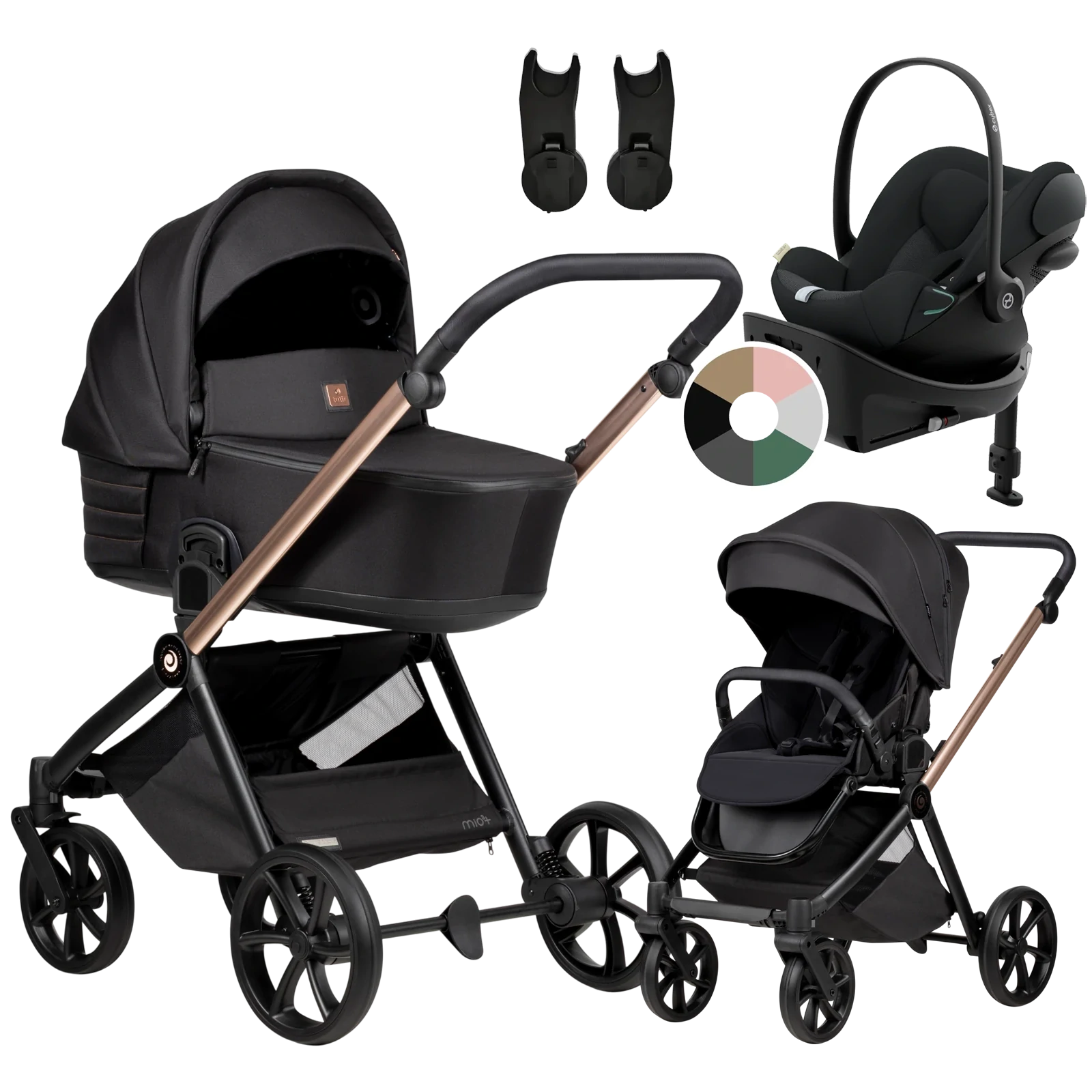 Tutis Mio 3 Plus + Cybex Cloud G3 + baza G3 + GRATIS - 4w1 | 292 Rosegold
