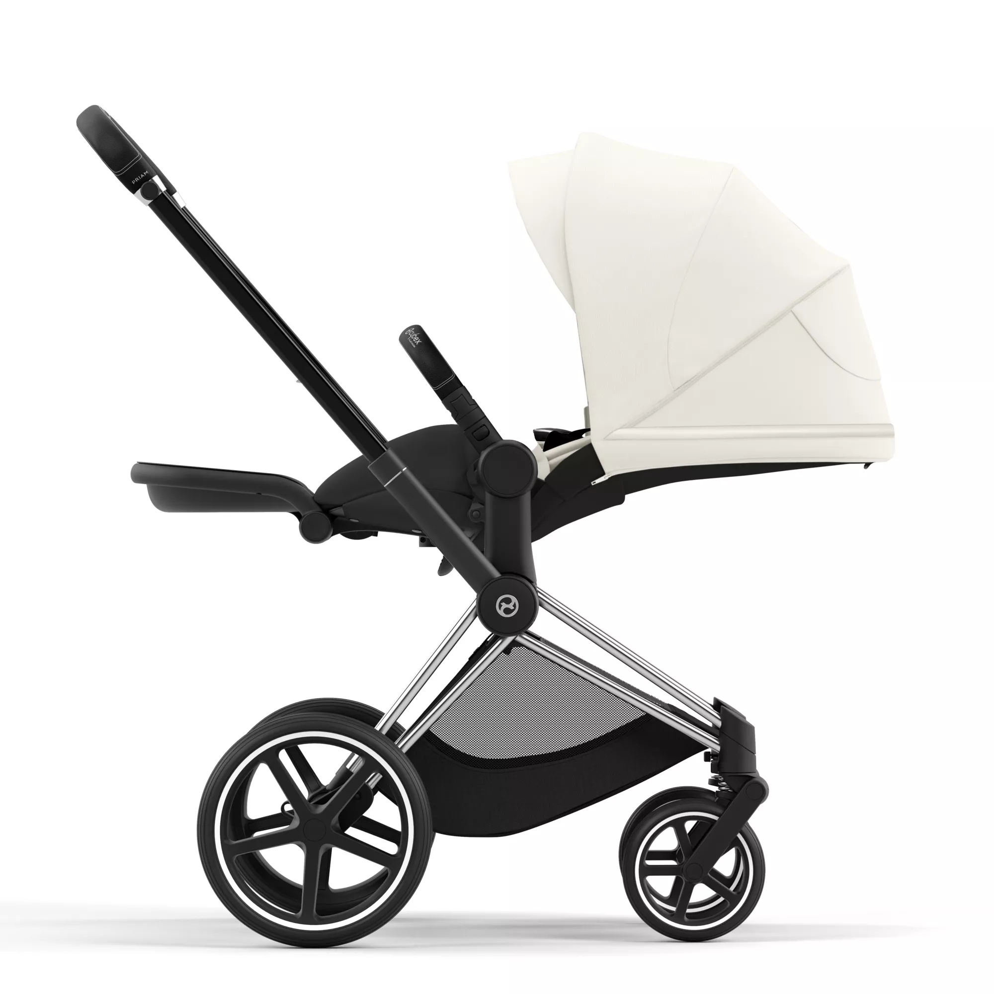 Cybex Priam 4.0 - 2w1 | Off White (Chrome Black Frame) Cybex Priam 4.0 - 2w1 | Off White (Chrome Black Frame)