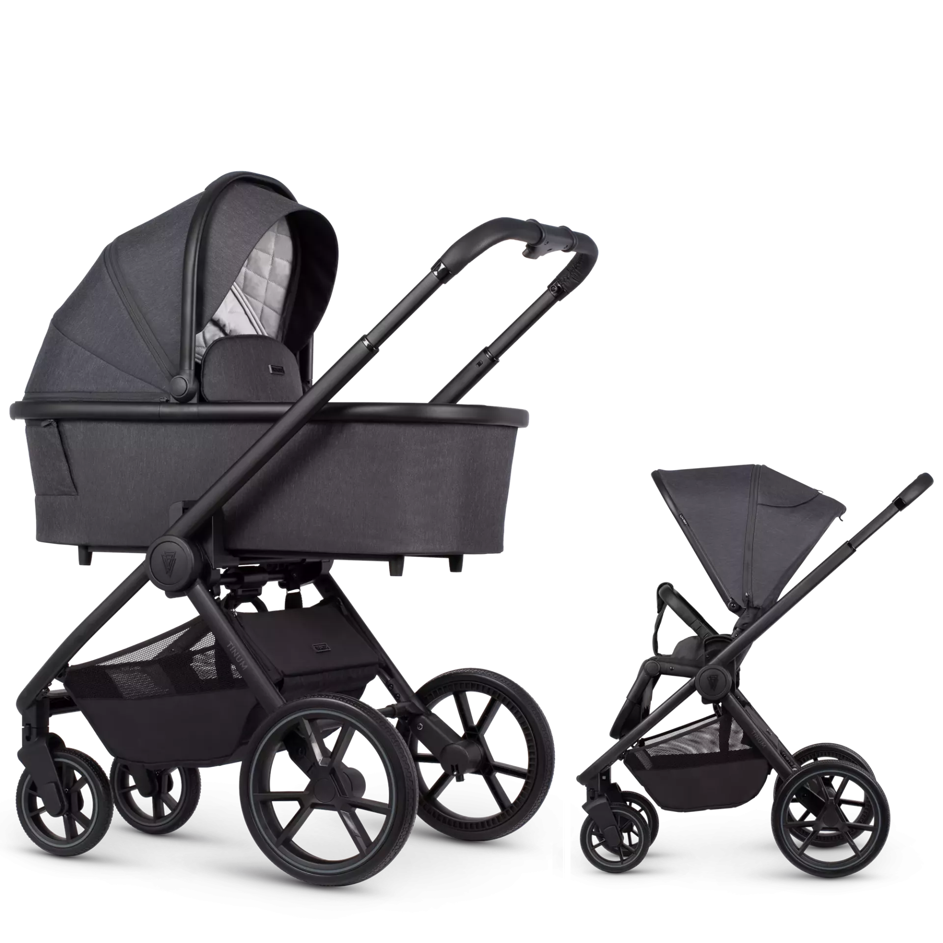 Venicci Tinum Edge +GRATIS - 2w1 | Charcoal