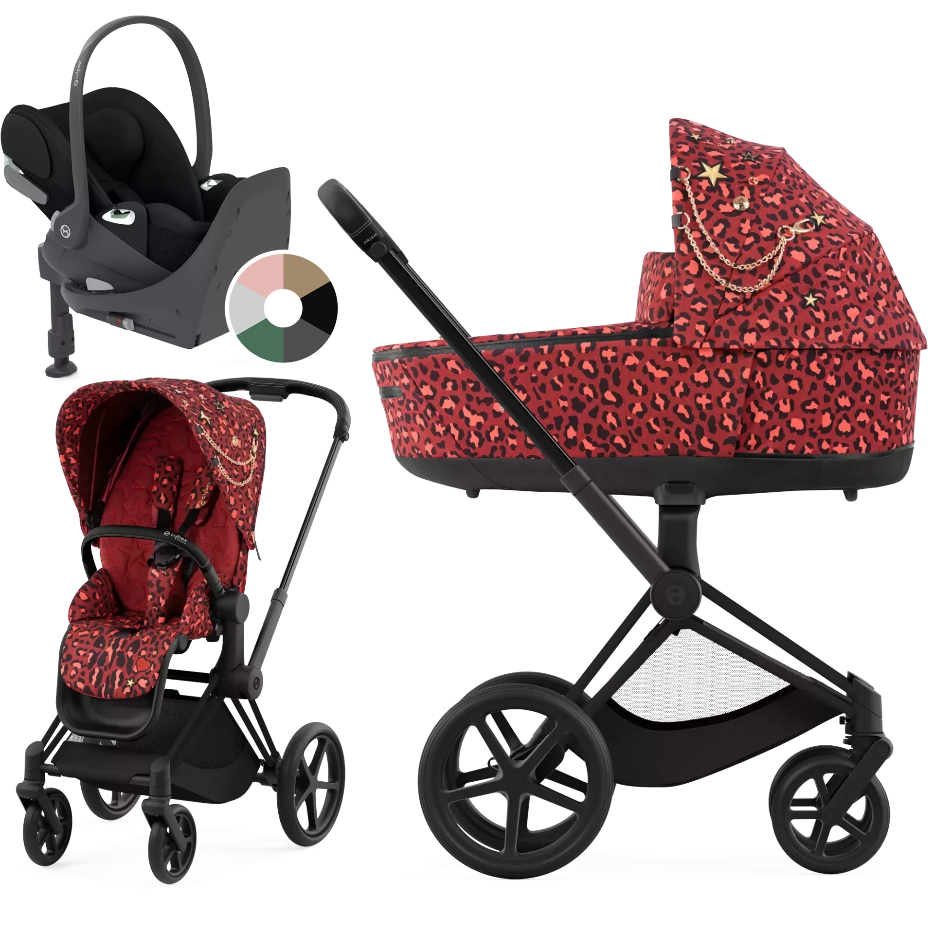Cybex Priam 4.0 + Cybex Cloud T i-Size + baza T - 4w1 | Rockstar - Design Collaborations