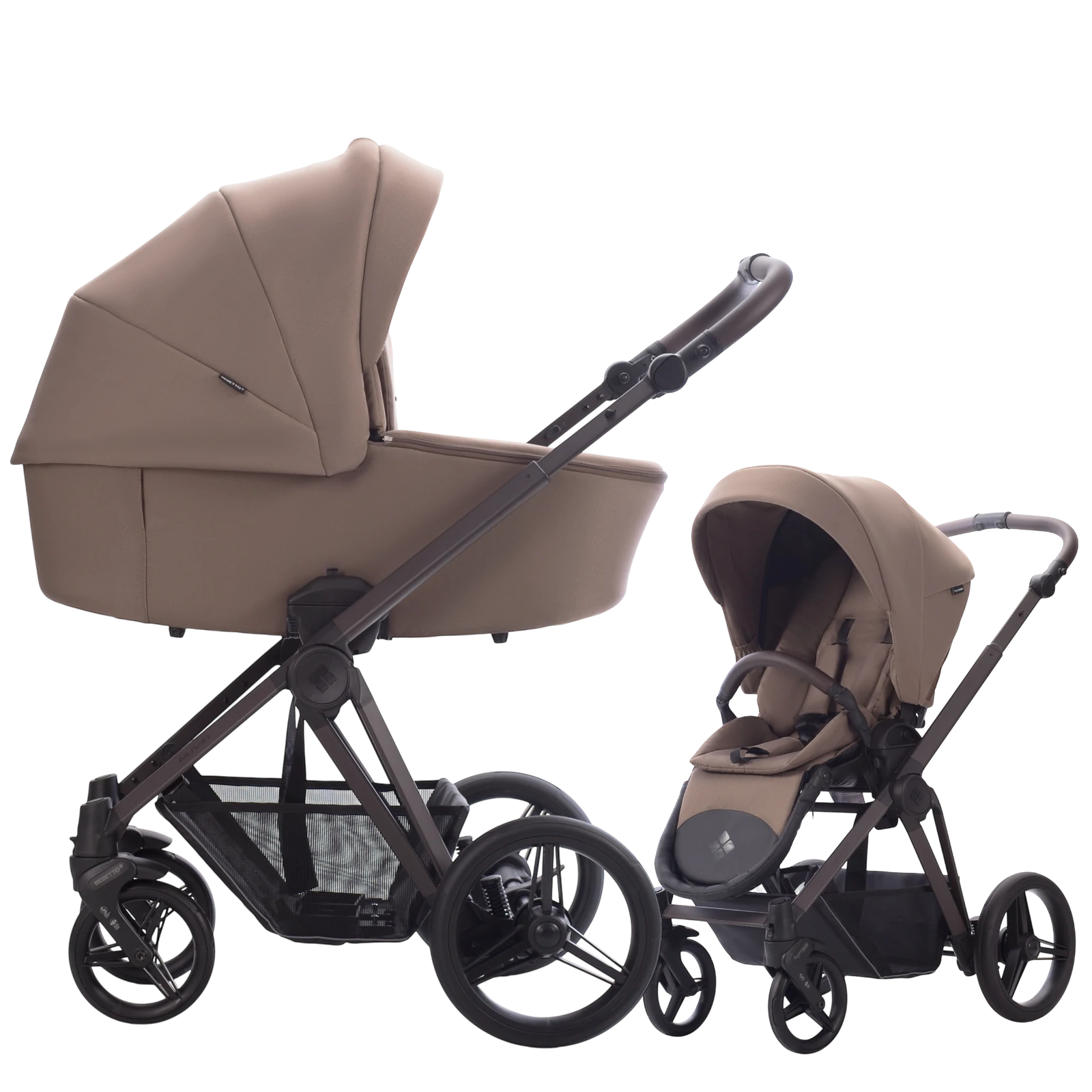 Bebetto Nuvio - wózek 2w1 | 06 Brown