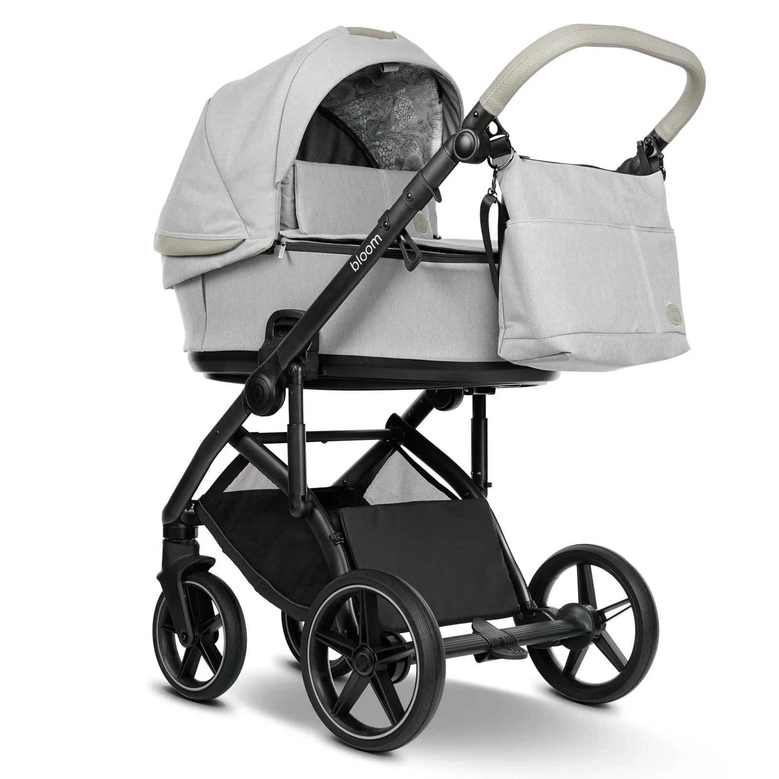 Roan Bloom 2.0 + GRATIS - wózek 2w1 | Nature Grey