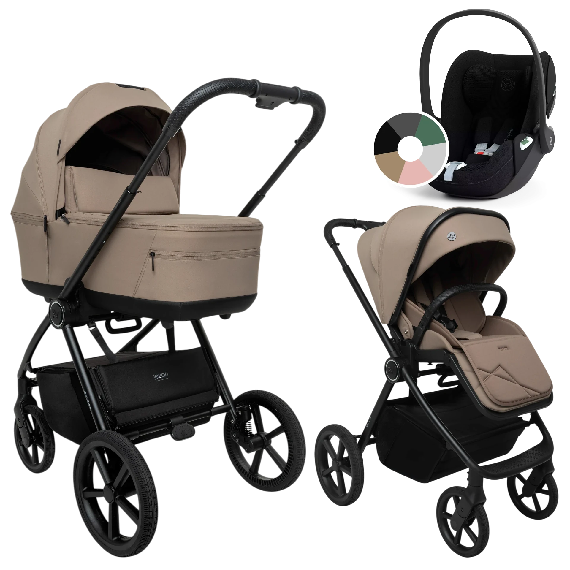 Muuvo One + Cybex Cloud T i-Size +GRATIS - 3w1 | Praline