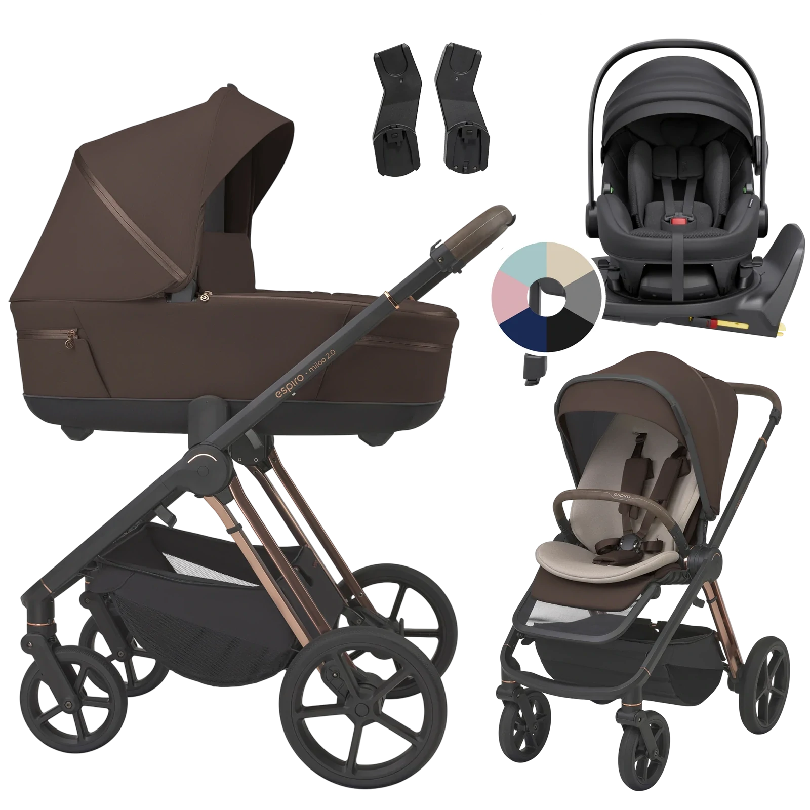 Espiro Miloo 2.0 + Avionaut Pixel 3 + baza IQ Orbit + GRATIS - 4w1 | 308 Excellent Chocolate