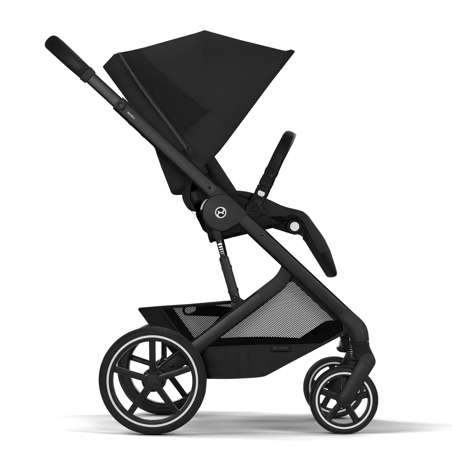 Cybex Balios S Lux Fold - 2w1 ze składaną gondolą | Moon Black