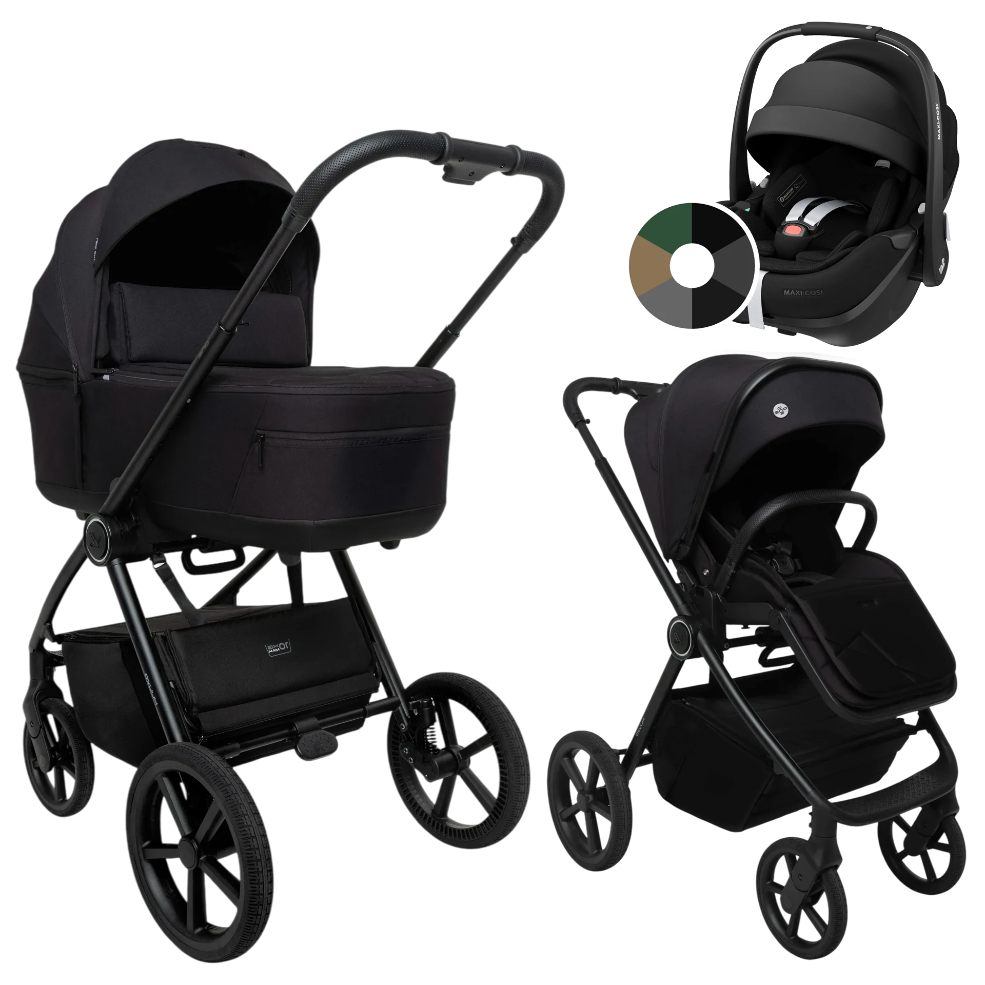 Muuvo One + Maxi-Cosi Pebble 360 Pro2 +GRATIS - 3w1 | Negro