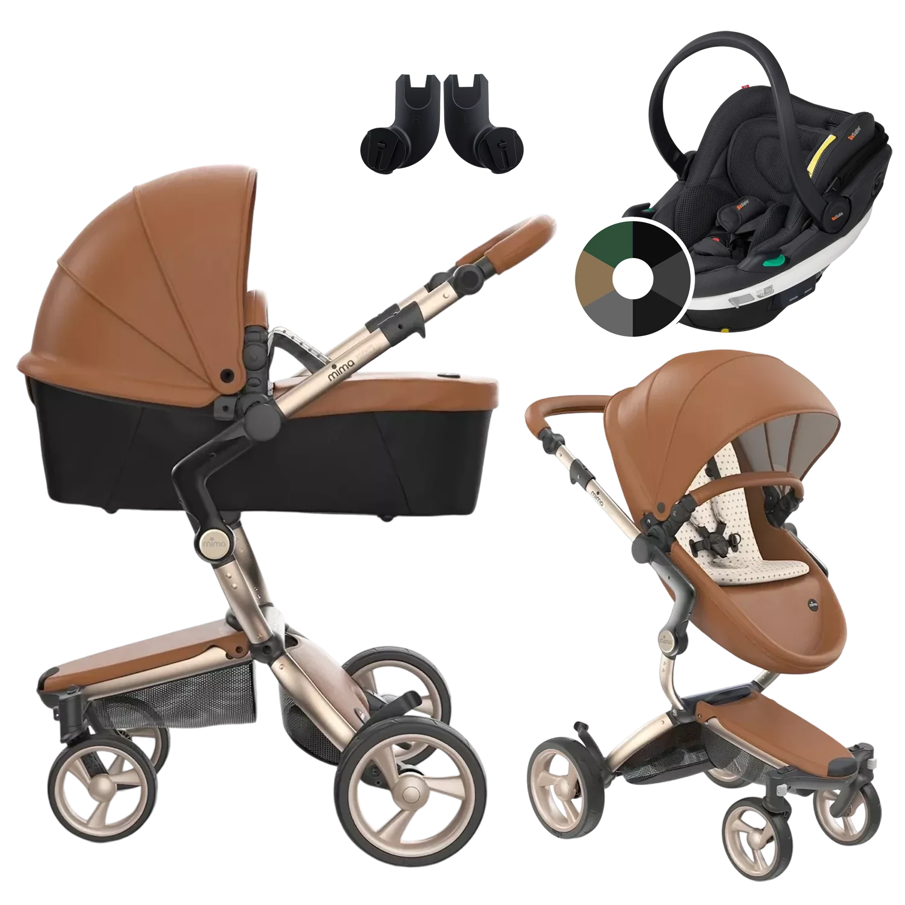 Mima Xari 4G + BeSafe Go Beyond +GRATIS - 3w1 | Champagne-Camel-Sandy Beige