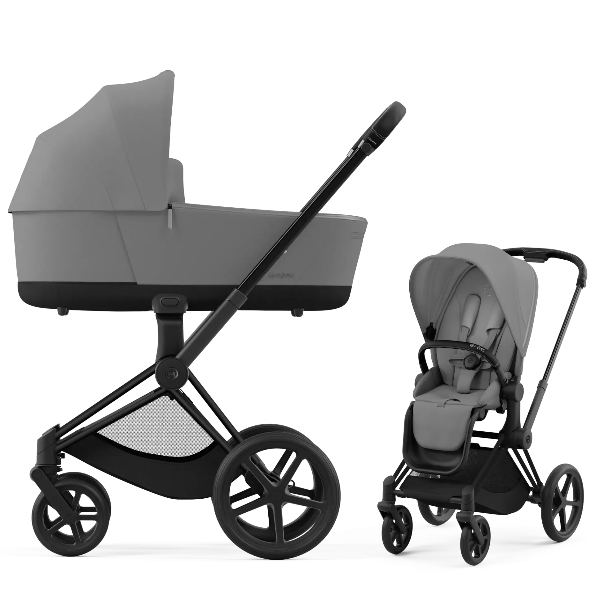 Cybex Priam 4.0 - 2w1 | Mirage Grey (Matt Black Frame)