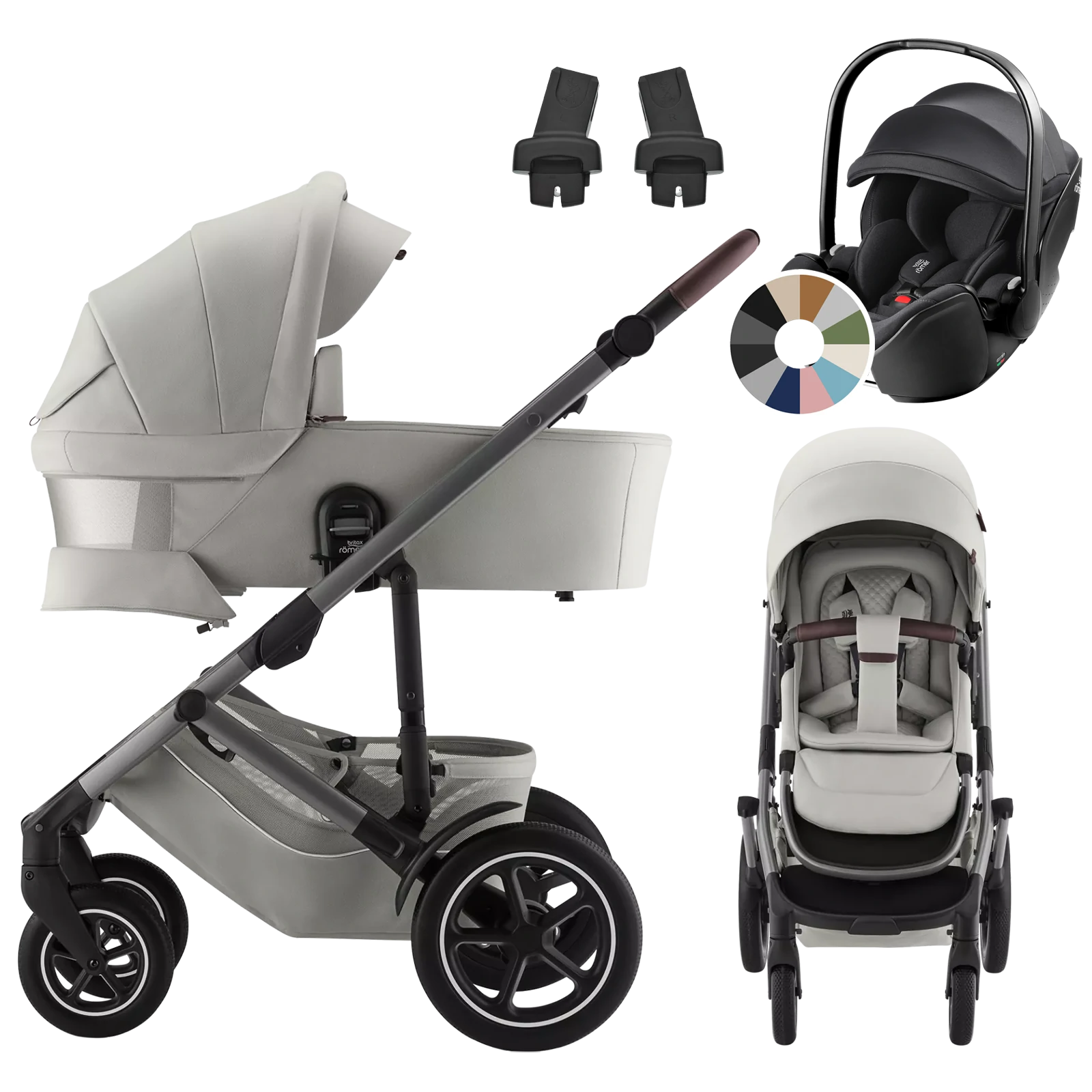 Britax Römer Smile 5Z + Britax Römer Baby-Safe Pro +GRATIS - 3w1 | Linen Grey Britax Römer Smile 5Z + Britax Römer Baby-Safe Pro +GRATIS - 3w1 | Linen Grey