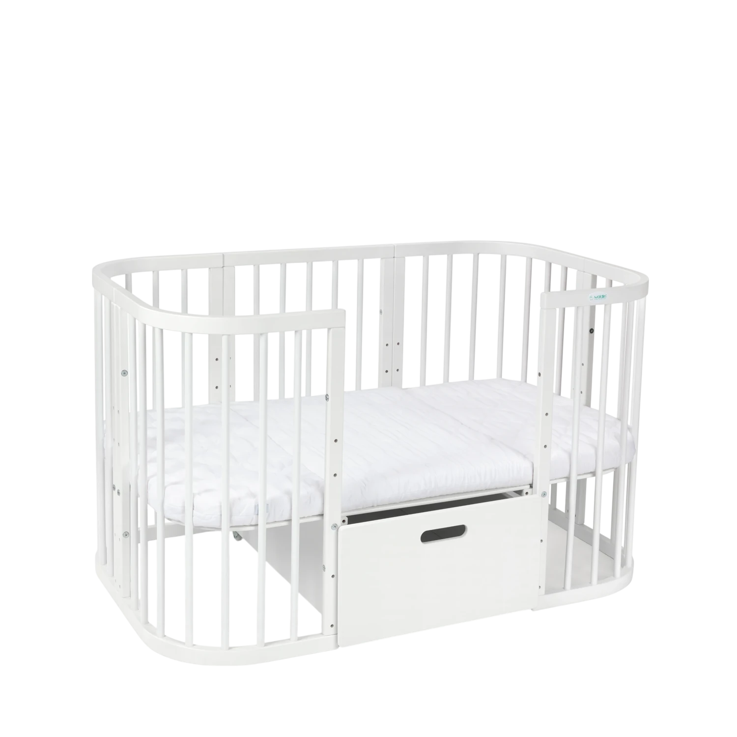 Szuflada Waldin do łóżeczka 7w1 | White