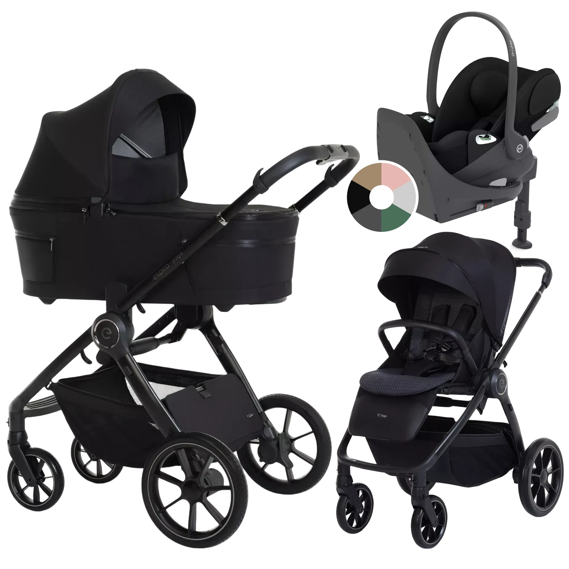 Espiro Yoga 2025 + Cybex Cloud T i-Size + baza T - 4w1 | 111 Calm Evening