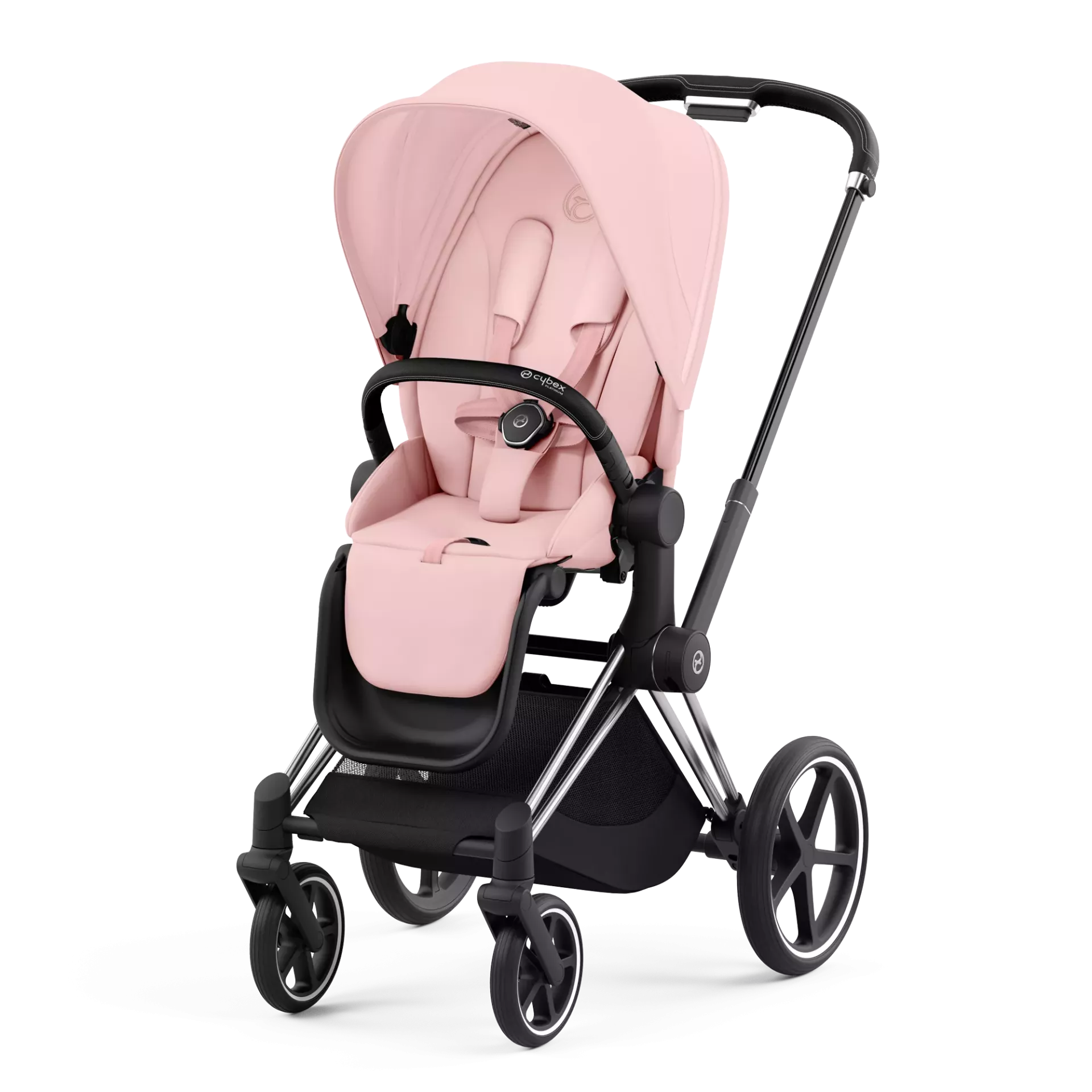 Cybex Priam 4.0 | Peach Pink (Chrome Black Frame)