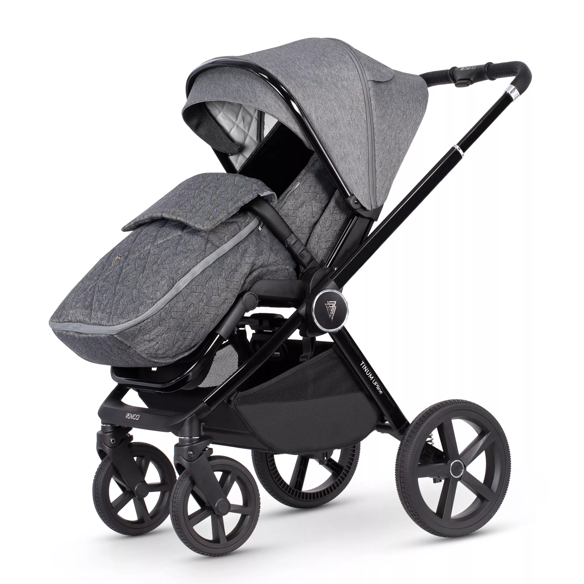 Venicci Tinum Upline +AKCESORIA - 2w1 | Slate Grey Venicci Tinum Upline +AKCESORIA - 2w1 | Slate Grey