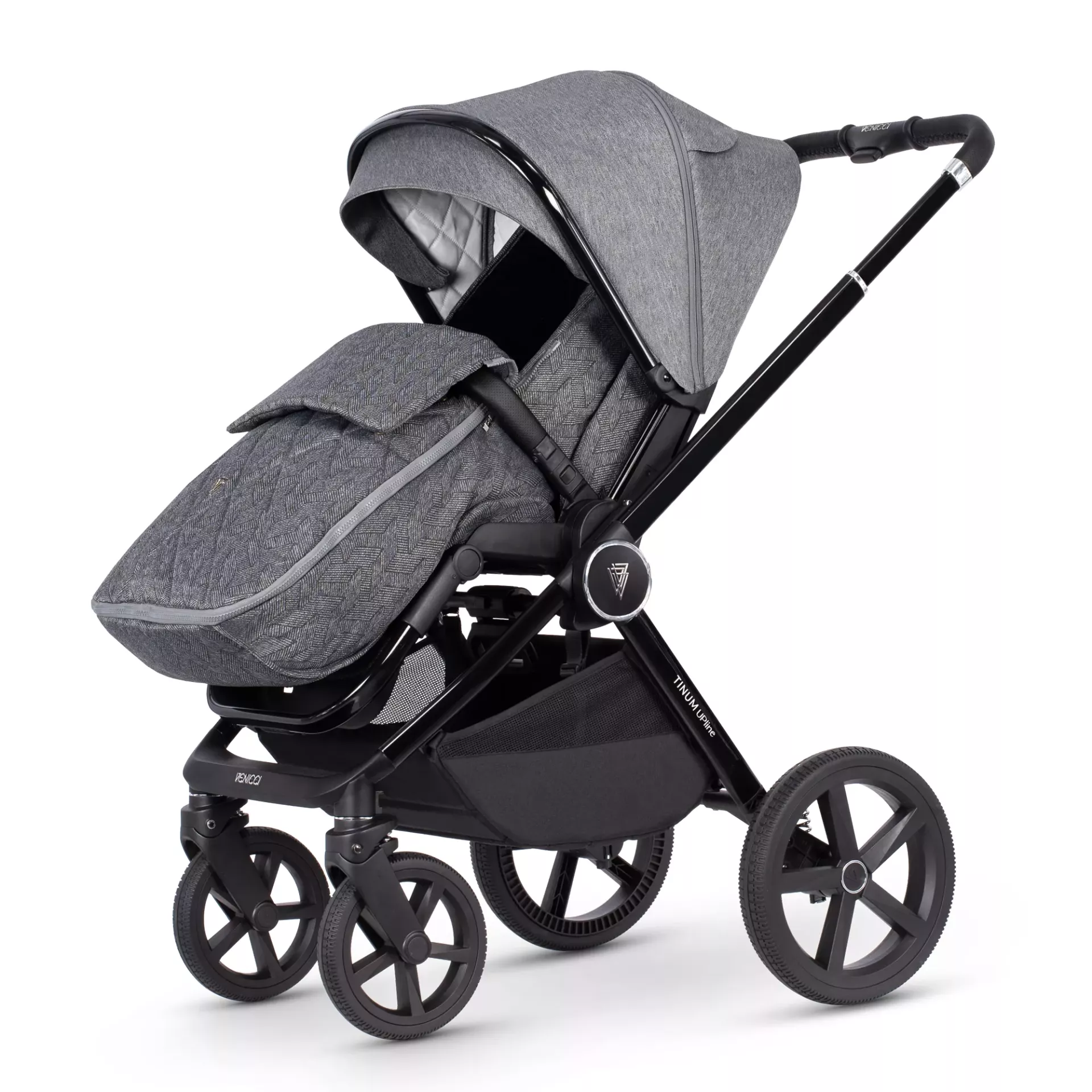 Venicci Tinum Upline +AKCESORIA - 2w1 | Slate Grey Venicci Tinum Upline +AKCESORIA - 2w1 | Slate Grey