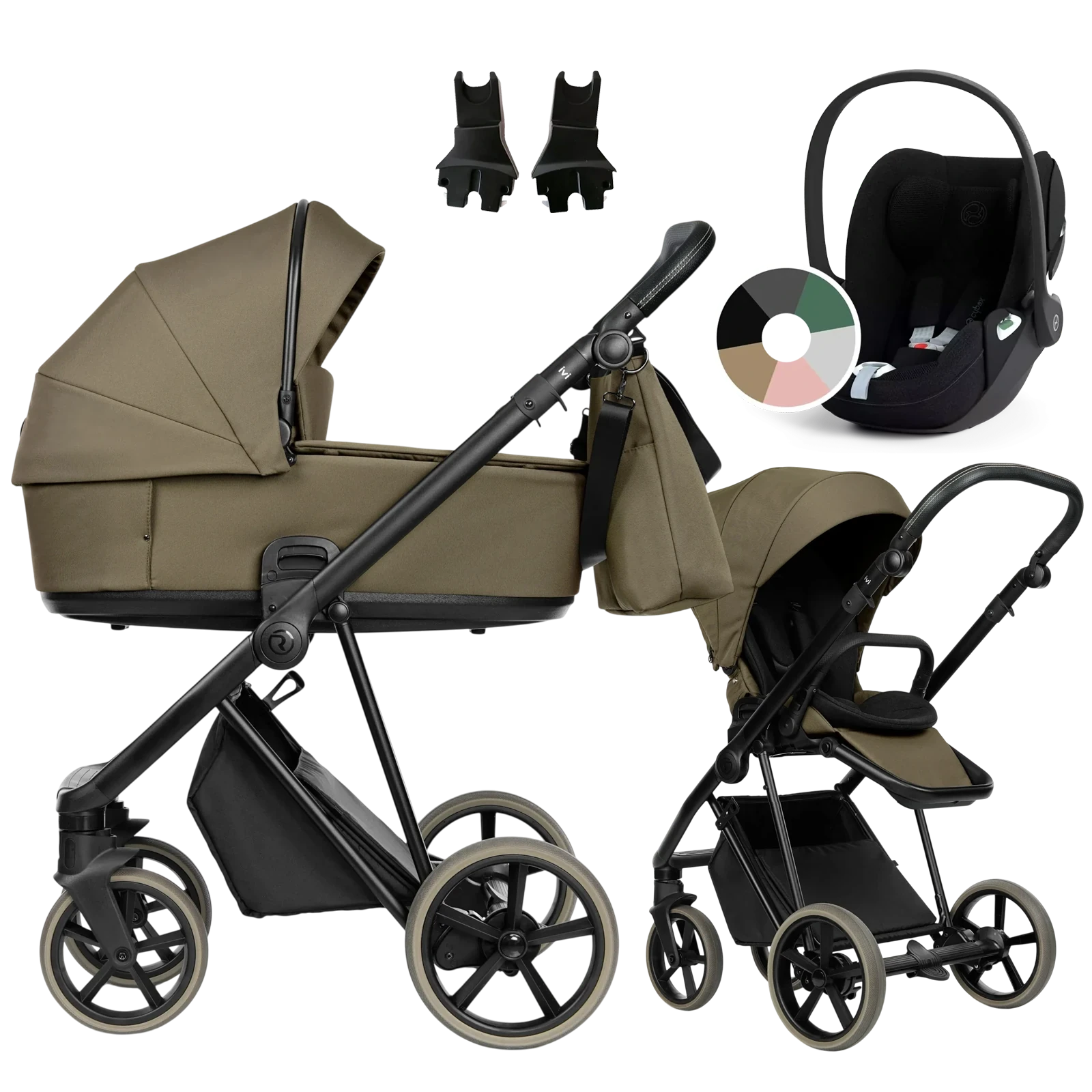 Roan Ivi 2.0 Vintage + Cybex Cloud T i-Size +GRATIS - 3w1 | Gold Mood