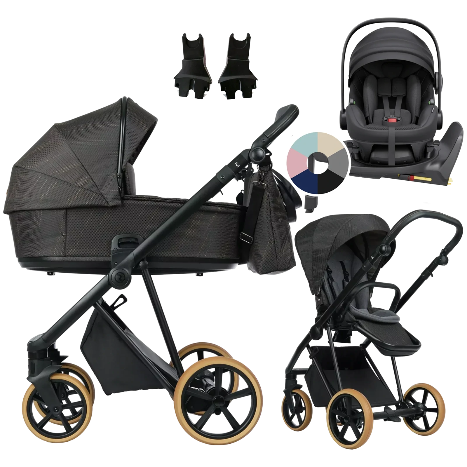 Roan Ivi 2.0 Vintage + Avionaut Pixel 3 + baza IQ Orbit + GRATIS - 4w1 | Cooper Glow (Limited Edition)